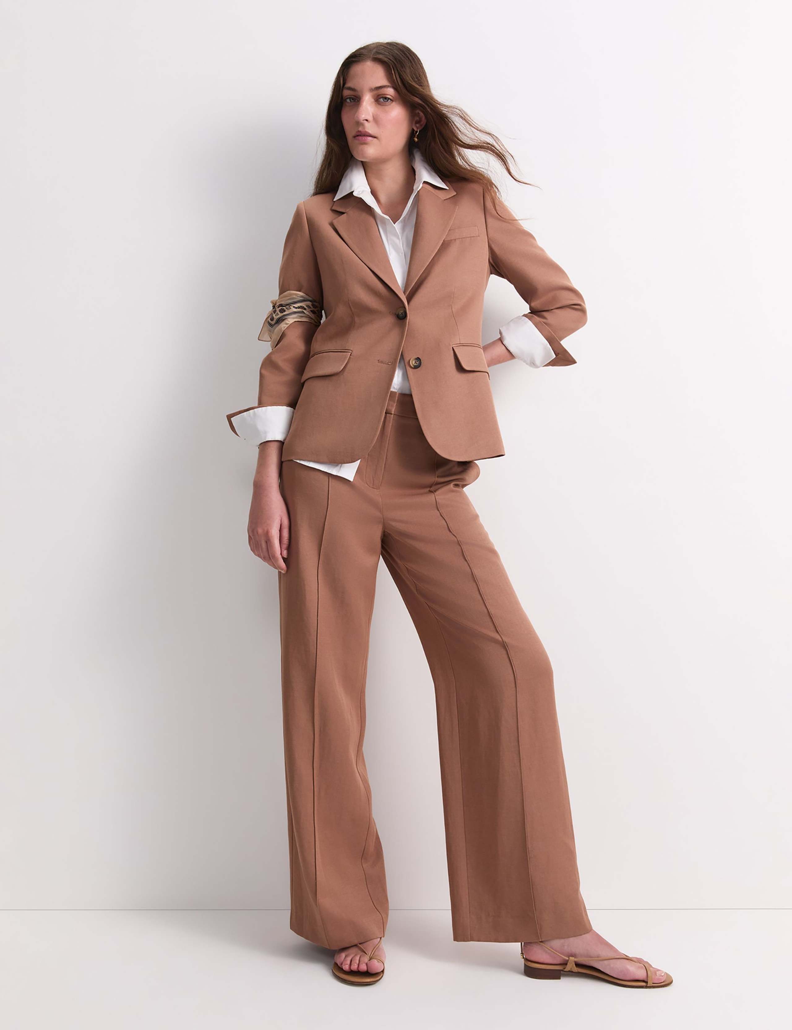 Lyocell Rich Single Breasted Blazer 3 of 6