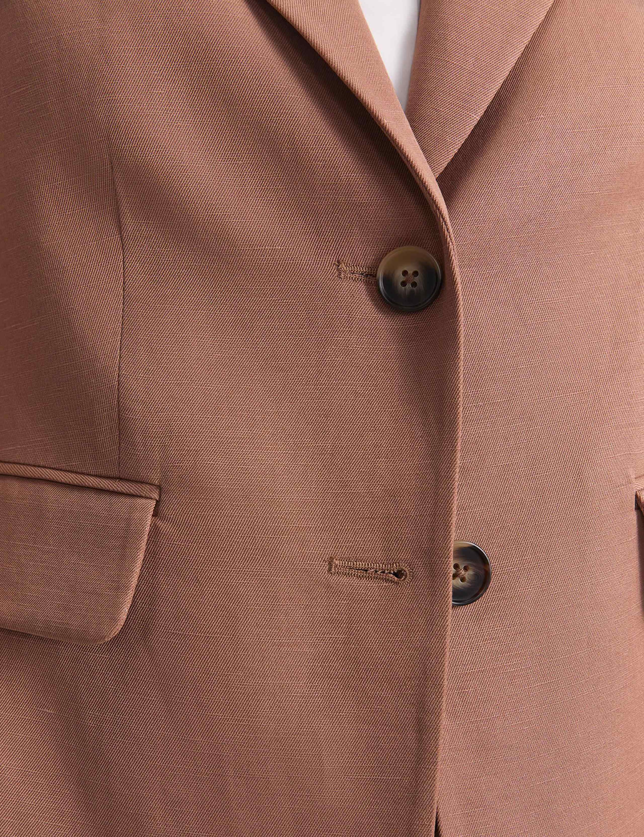 Lyocell Rich Single Breasted Blazer 6 of 6