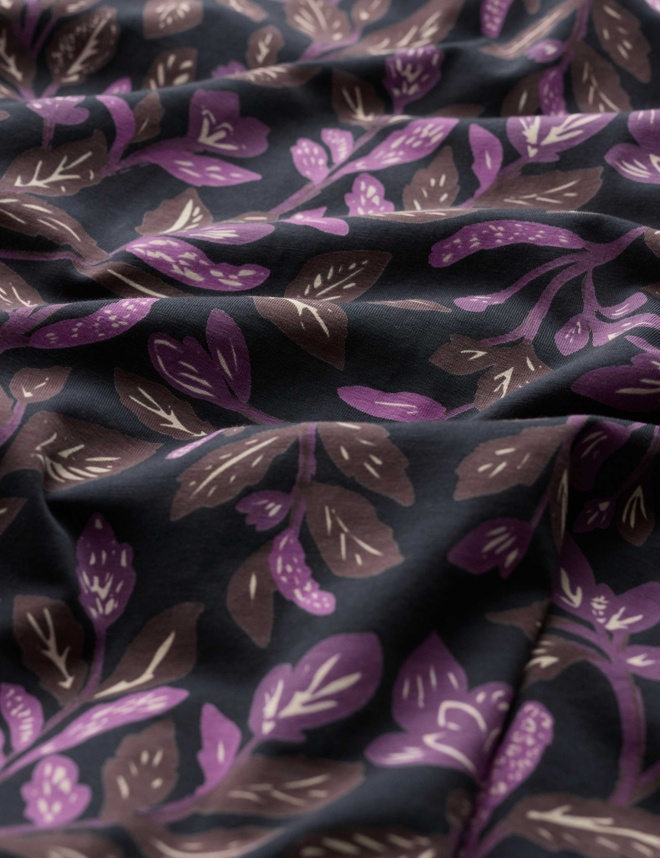 Cotton Rich Floral Midi Dress 4 of 5