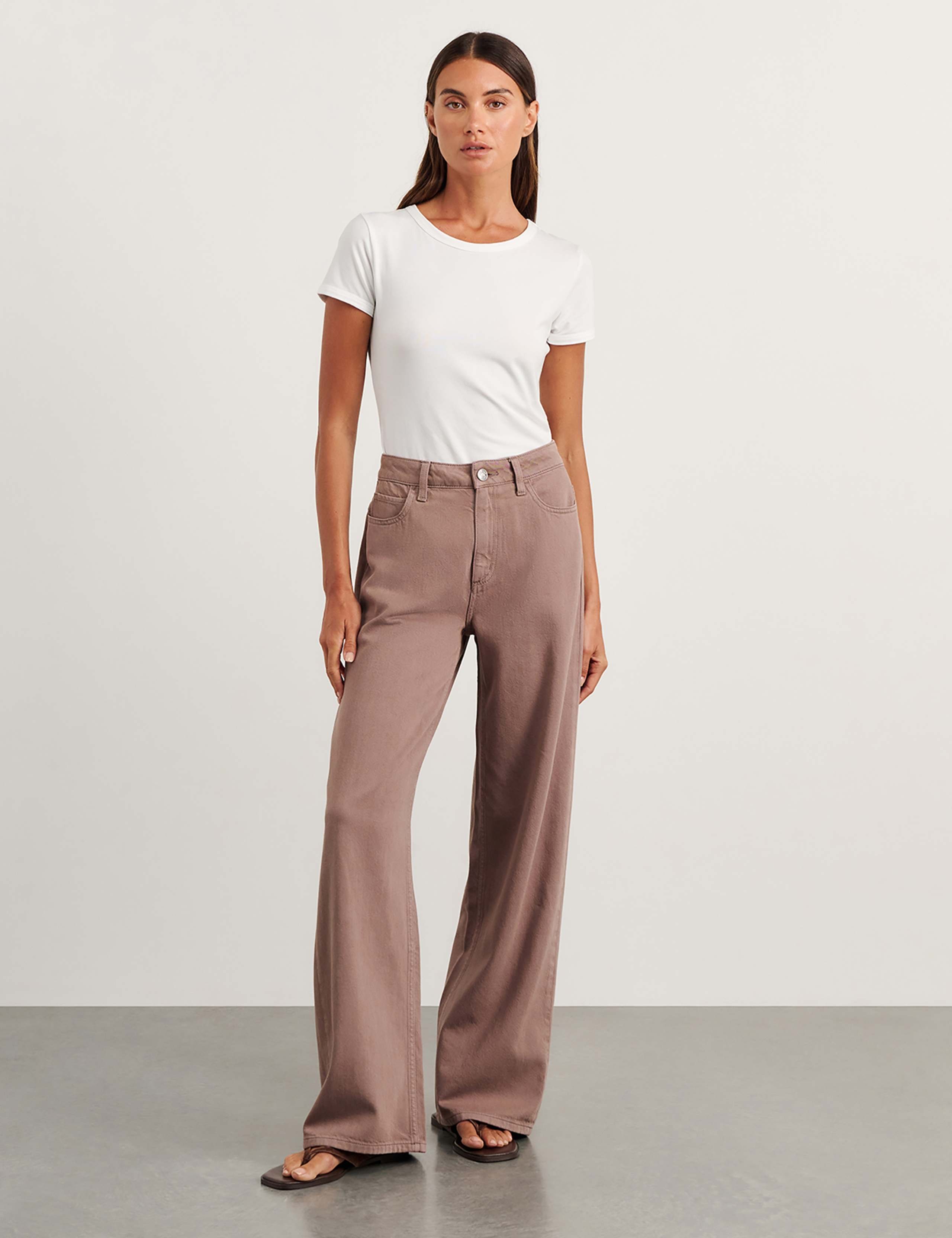 Mid Rise Straight Leg Jeans 5 of 8