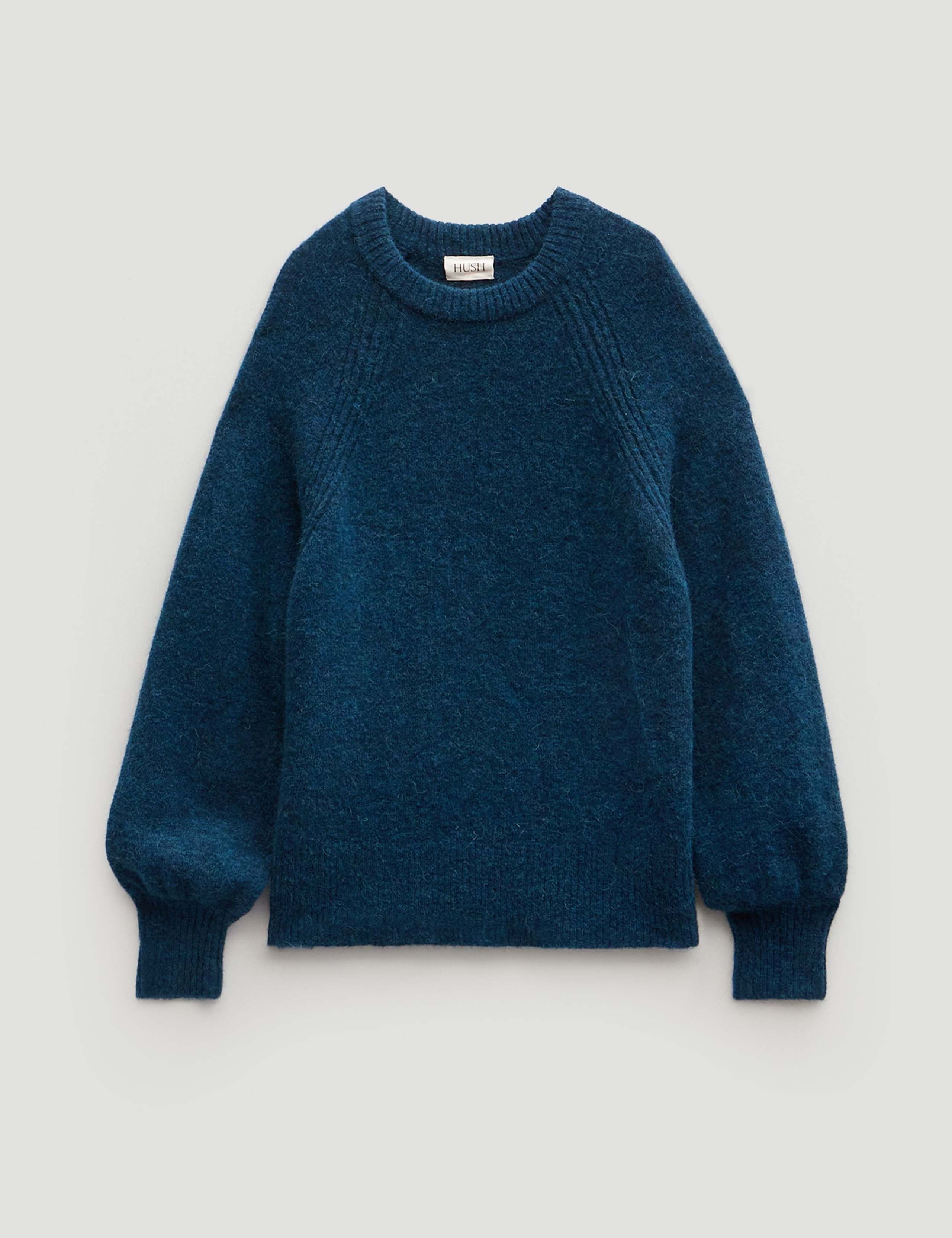 Wool Blend Crew Neck Relaxed Jumper 2 of 5