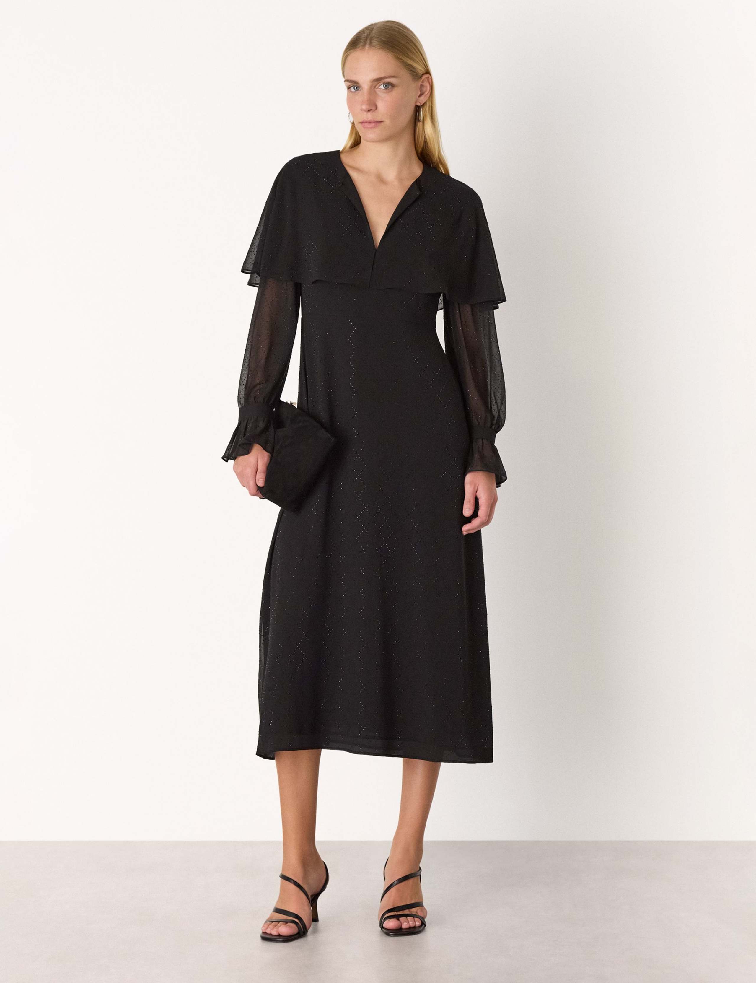 Embellished Midi Waisted Dress 1 of 4