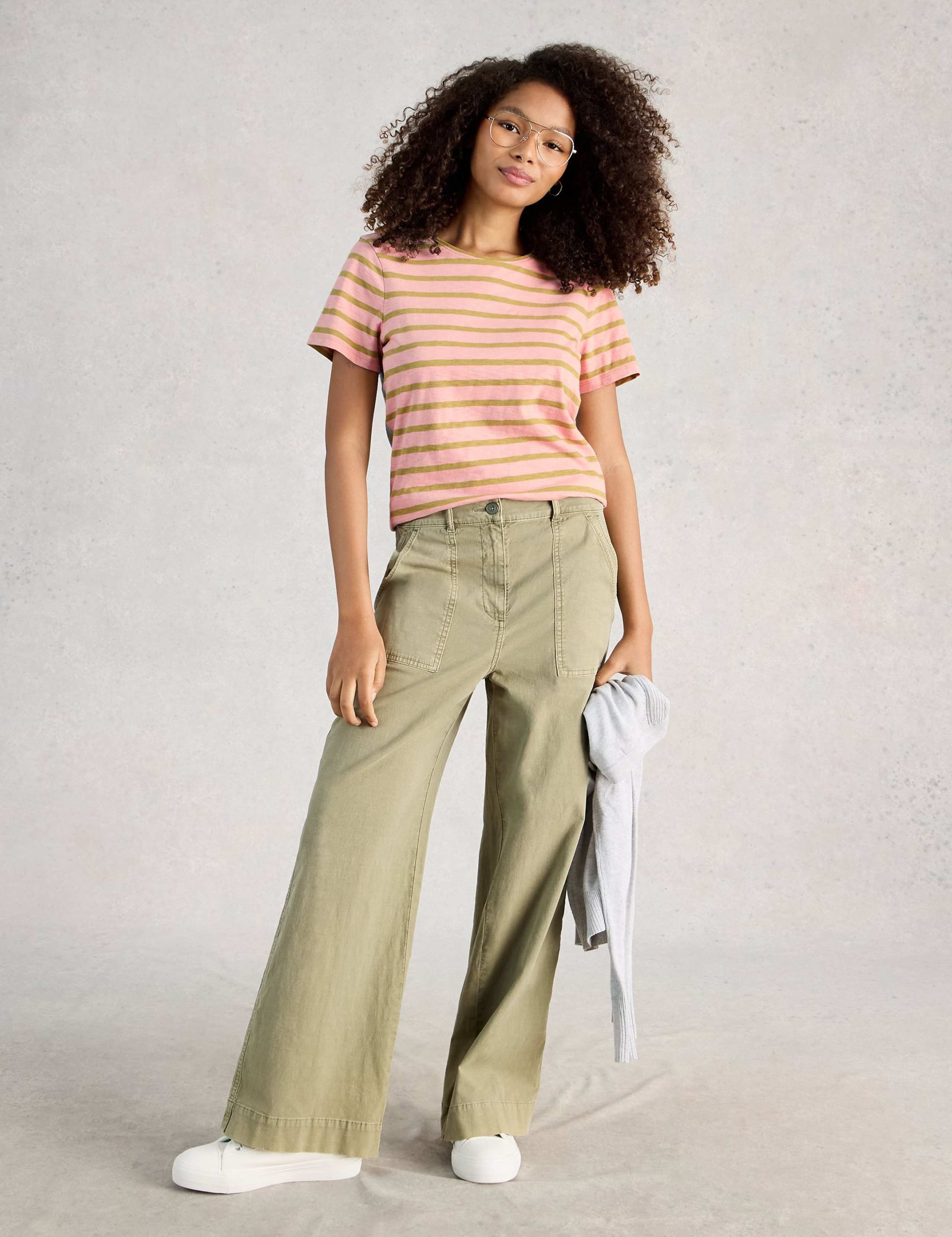 Pure Cotton Striped T-Shirt 2 of 6