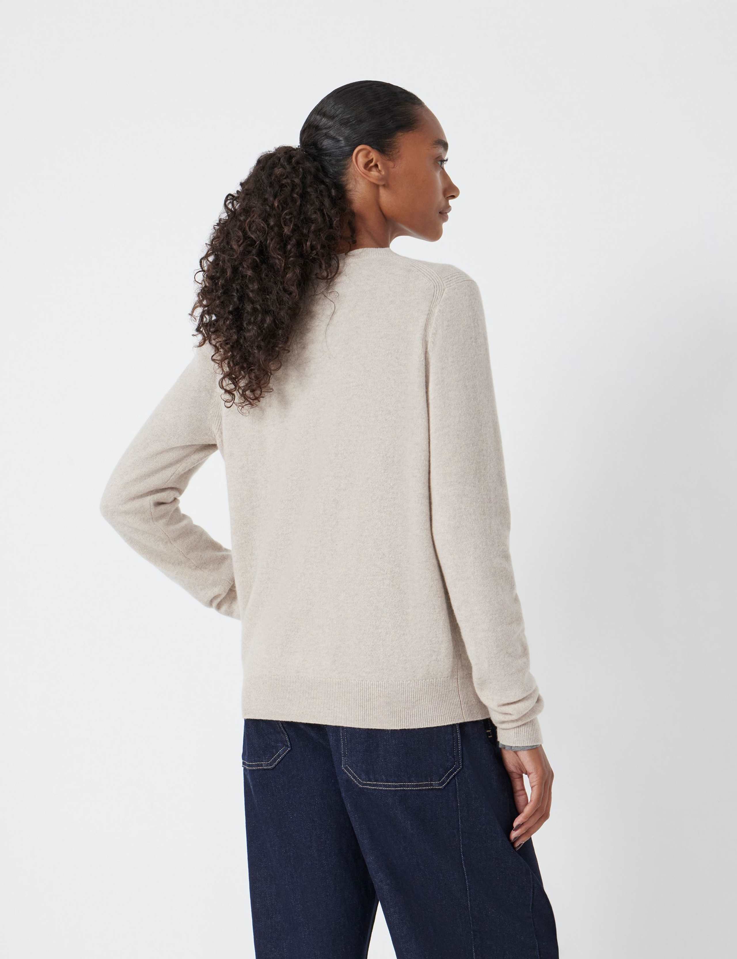 Pure Merino Wool Crew Neck Jumper 3 of 4