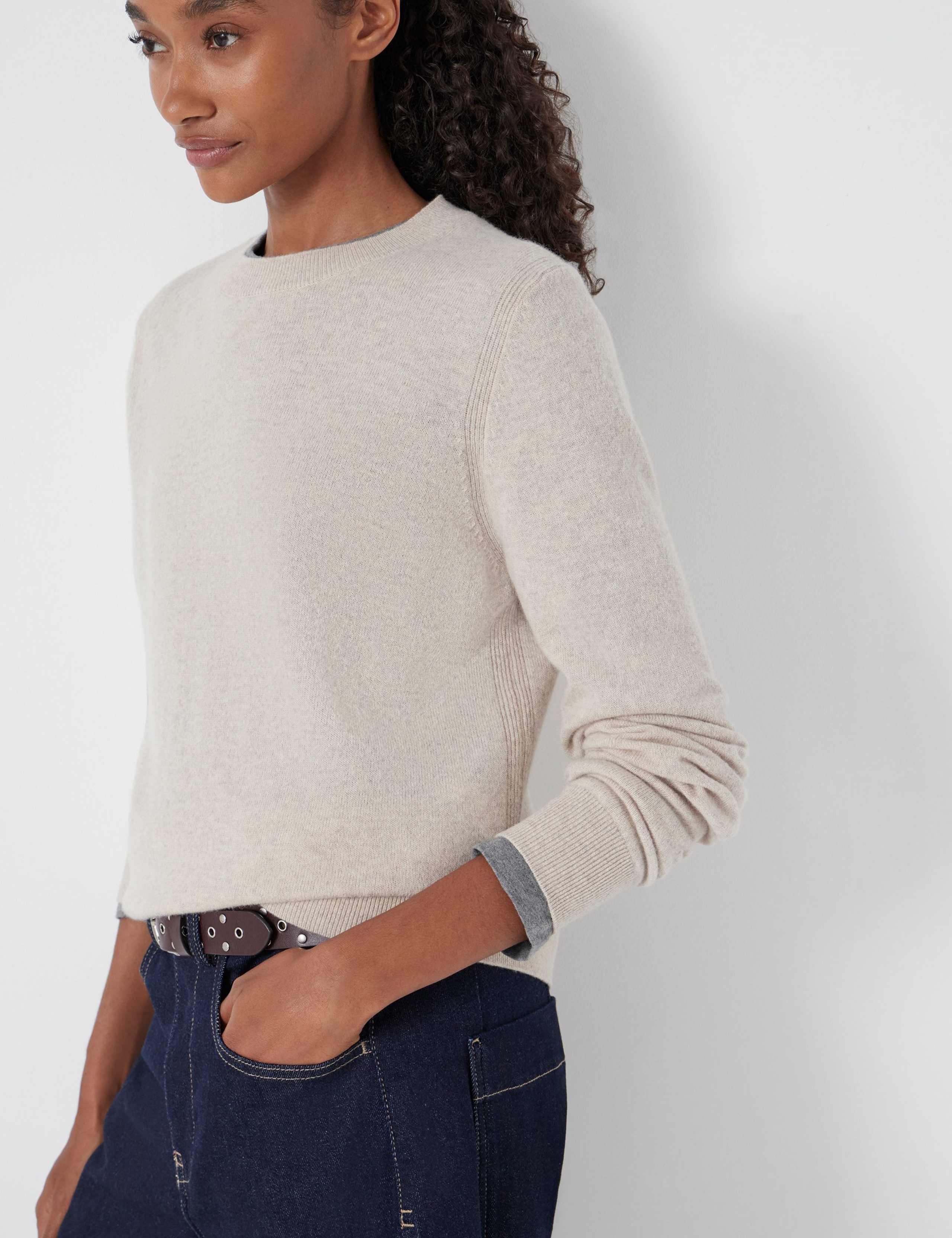 Pure Merino Wool Crew Neck Jumper 4 of 4