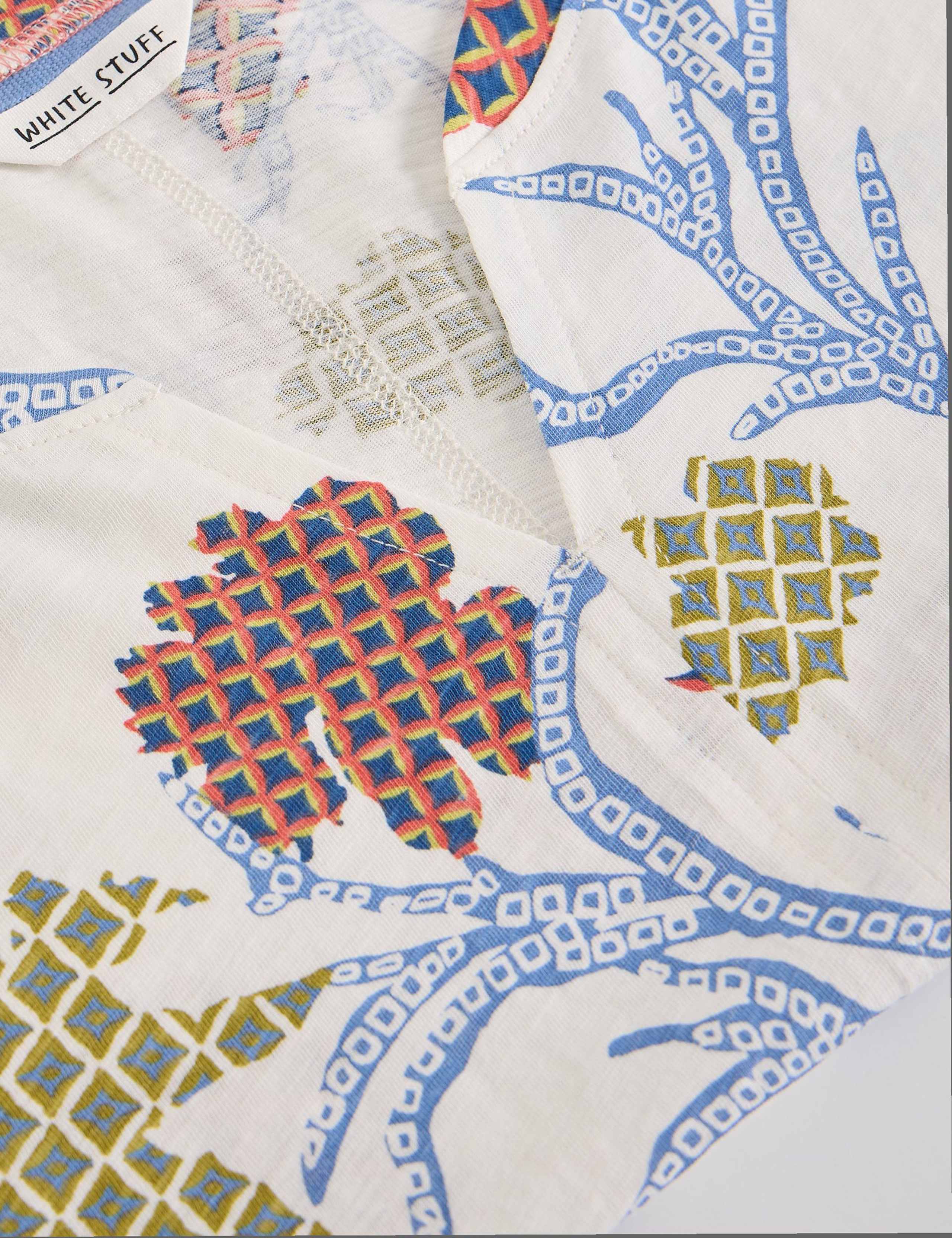 Pure Cotton Floral Print T-Shirt 5 of 6