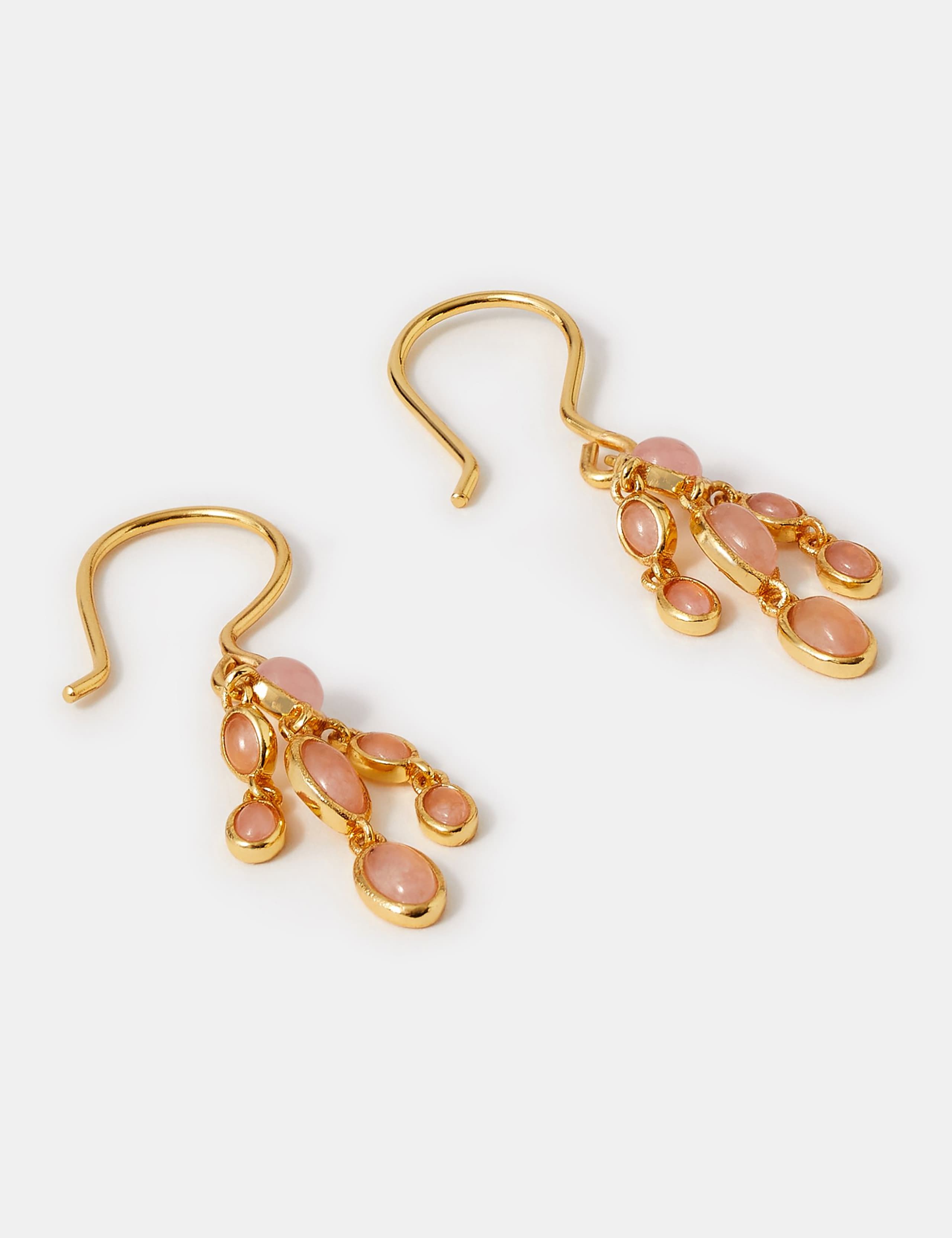 14 Carat Gold Plated Drop Earrings 3 of 3