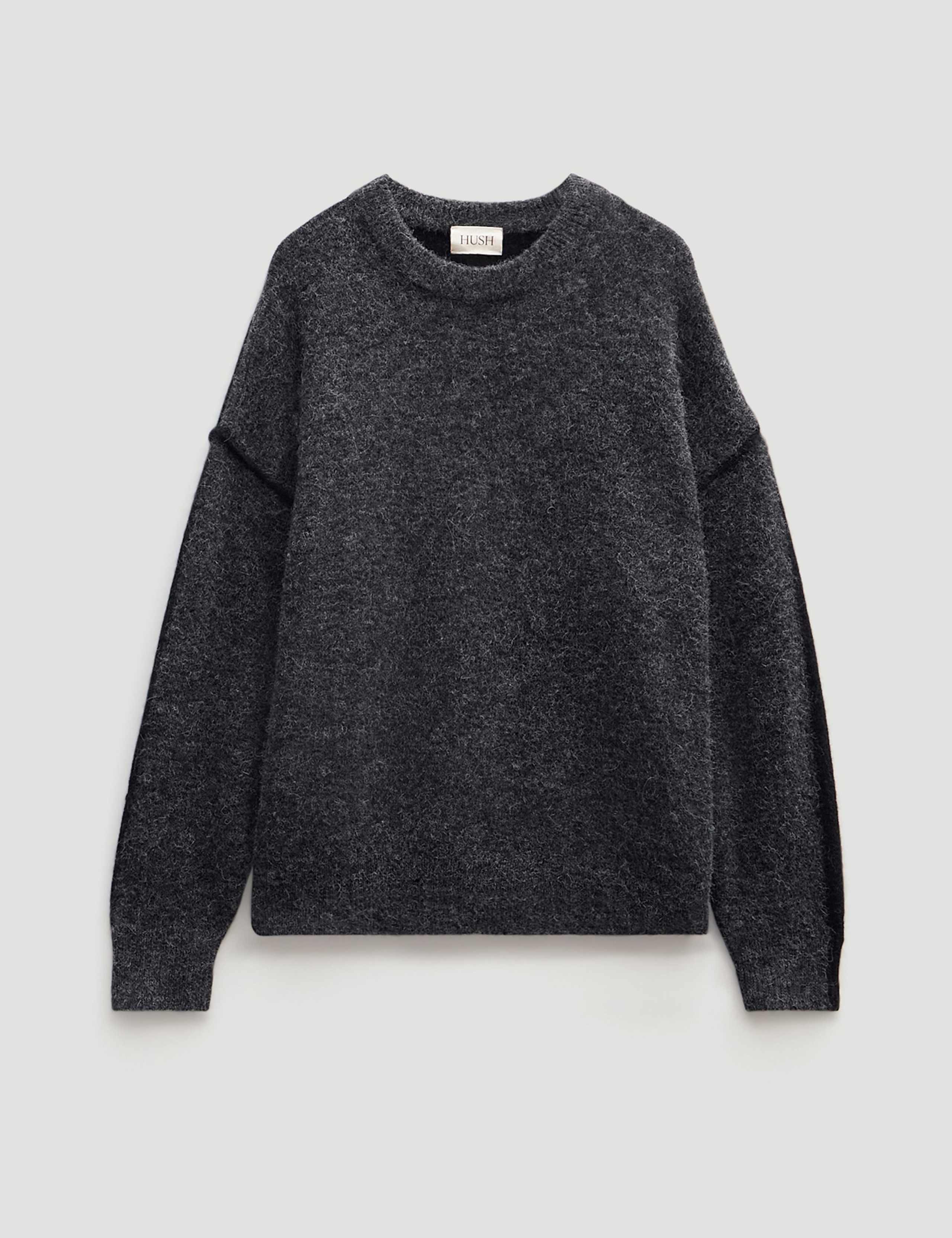 Alpaca Blend Textured Crew Neck Jumper 2 of 5