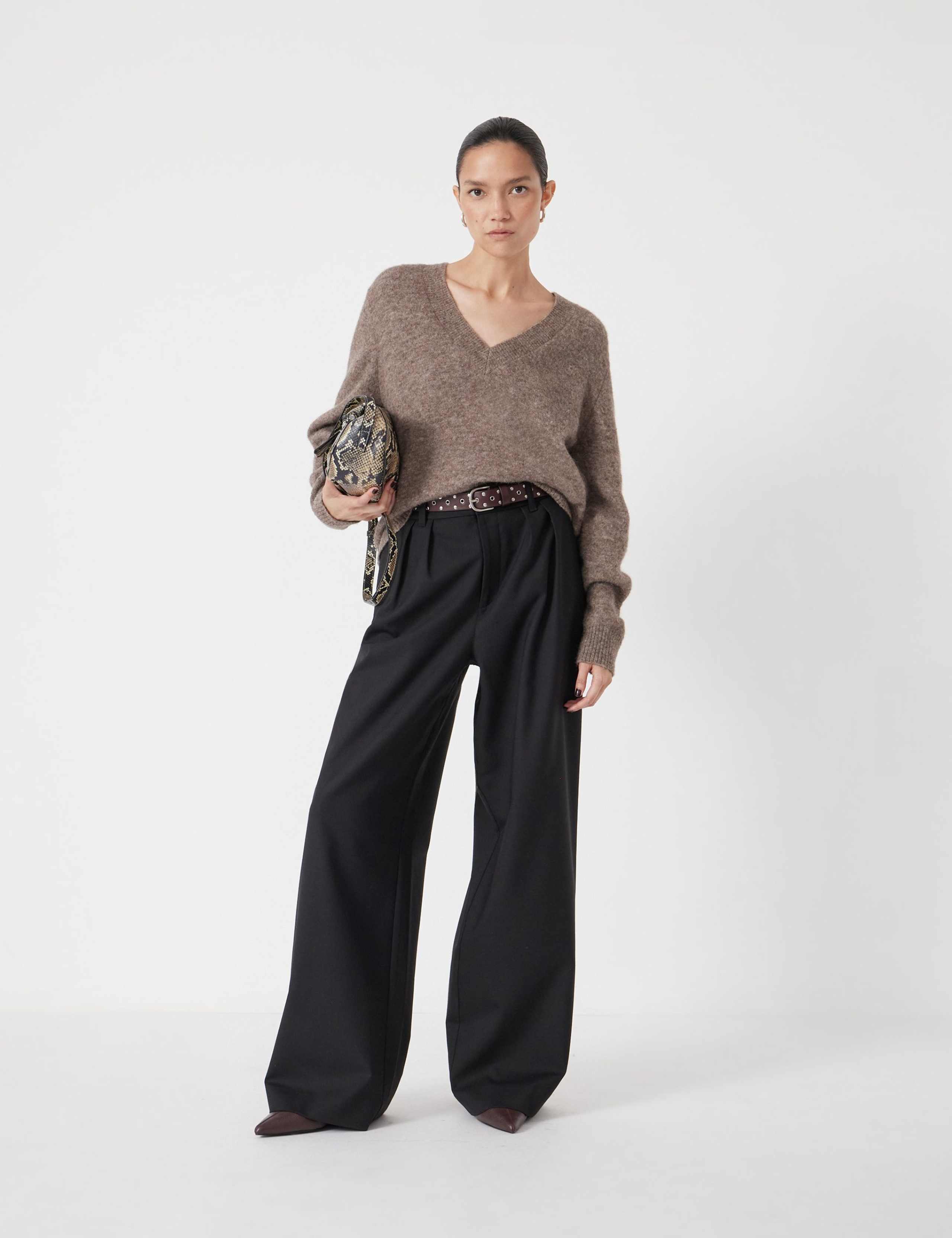 Wool Blend V-Neck Jumper 3 of 5