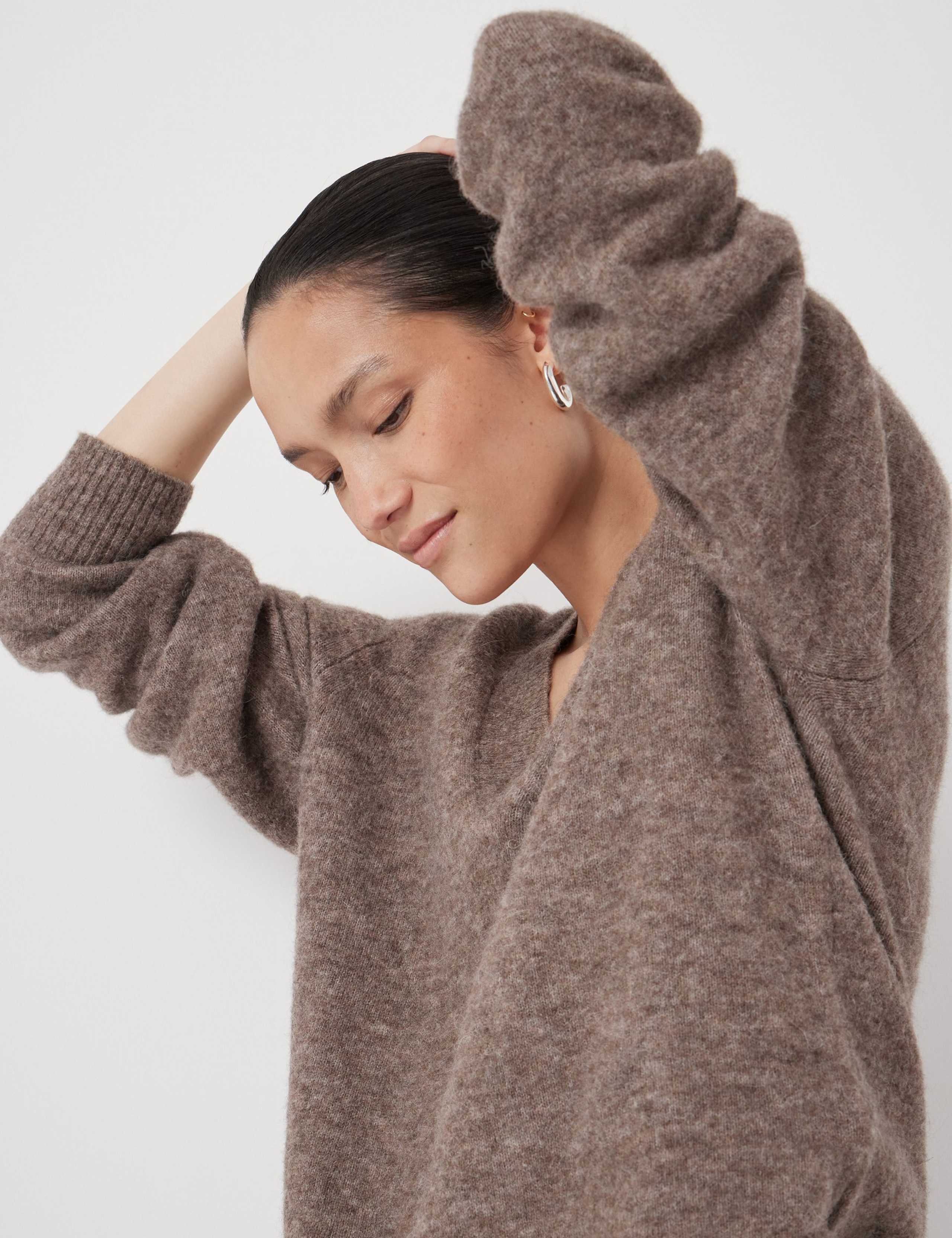Wool Blend V-Neck Jumper 5 of 5