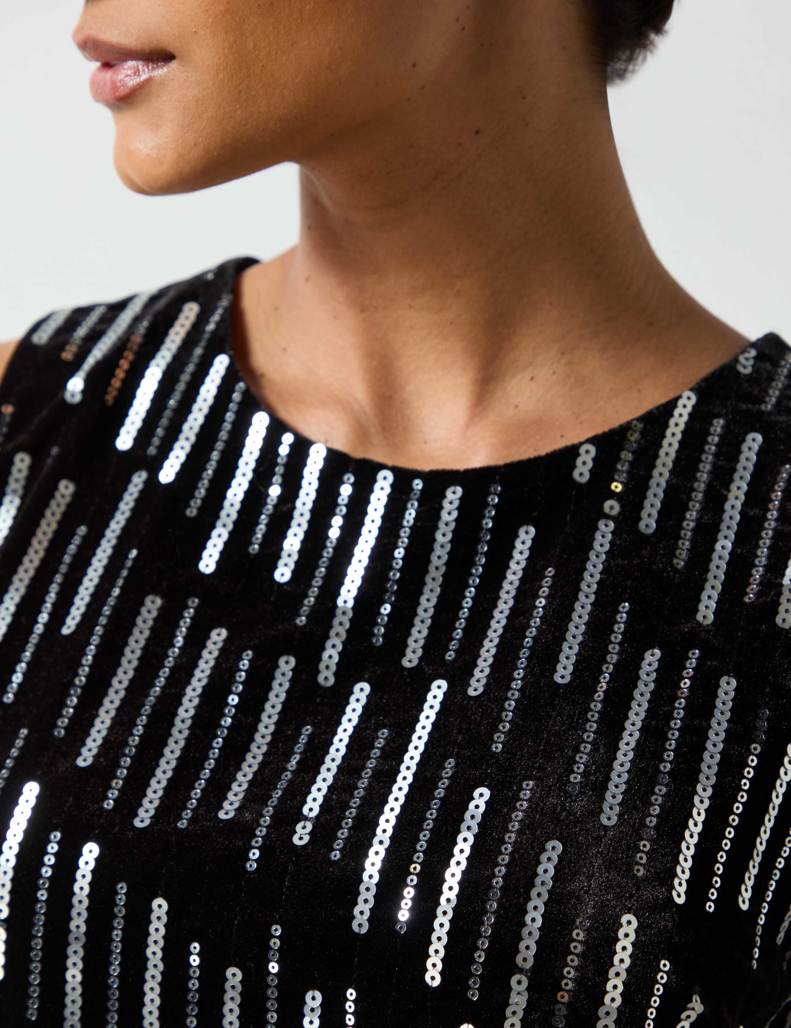 Velvet Sequin Shell Top 6 of 6