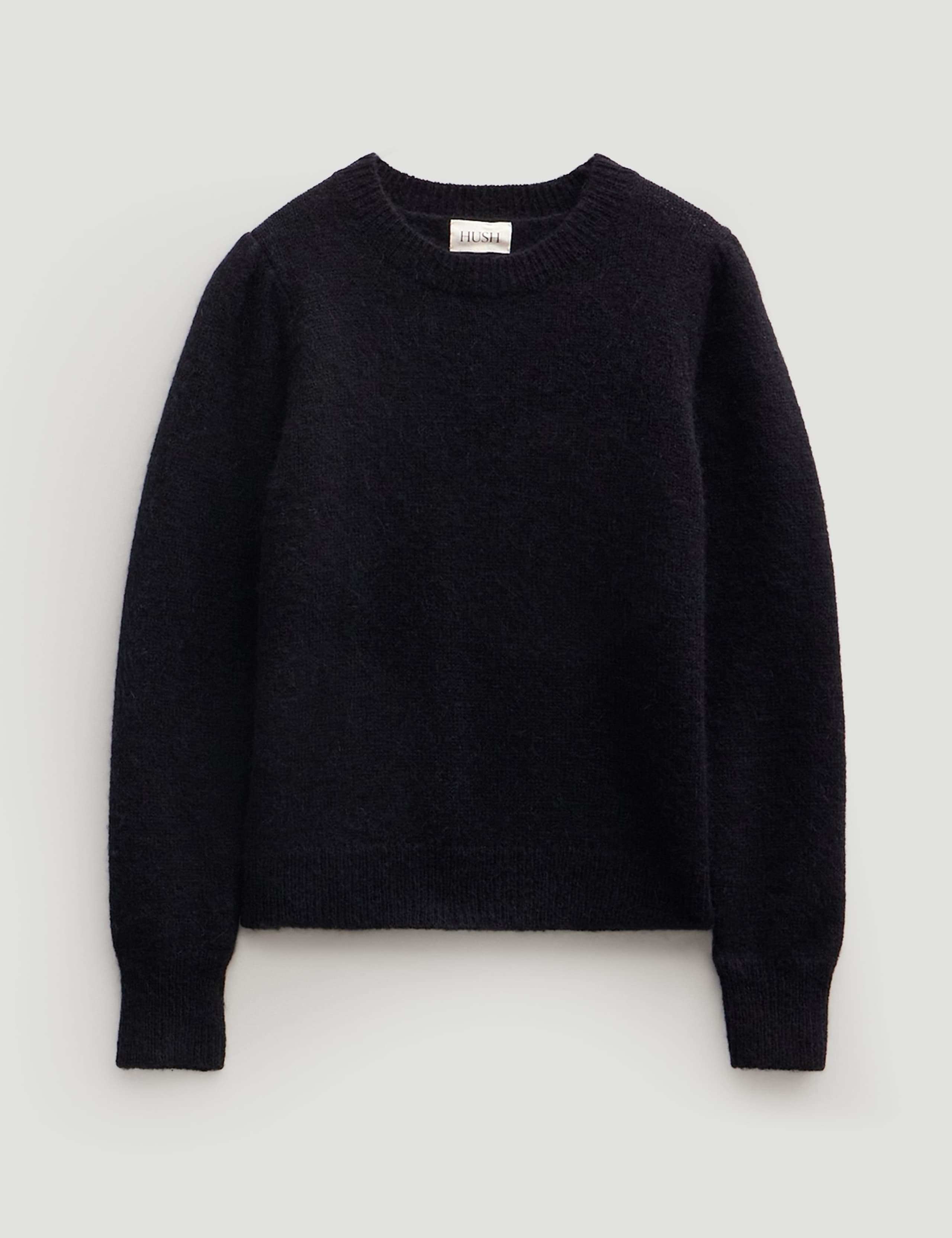 Alpaca Blend Crew Neck Puff Shoulder Jumper 2 of 5