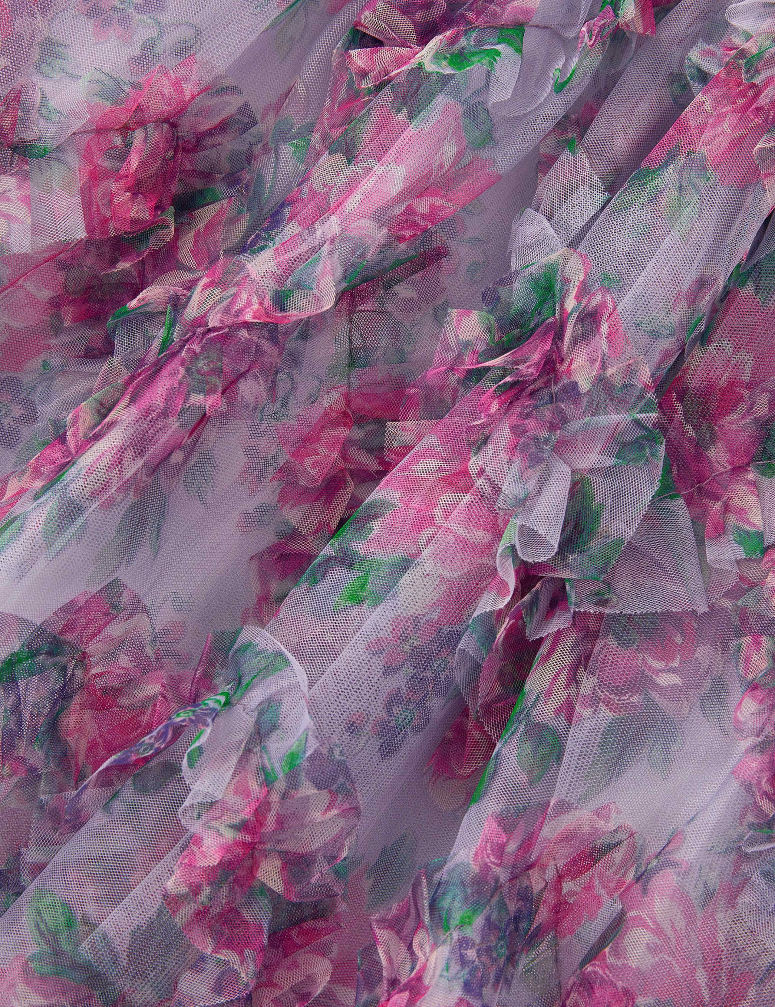 Pure Cotton Peony Ruffle Party Dress (0-3 Yrs) 2 of 3