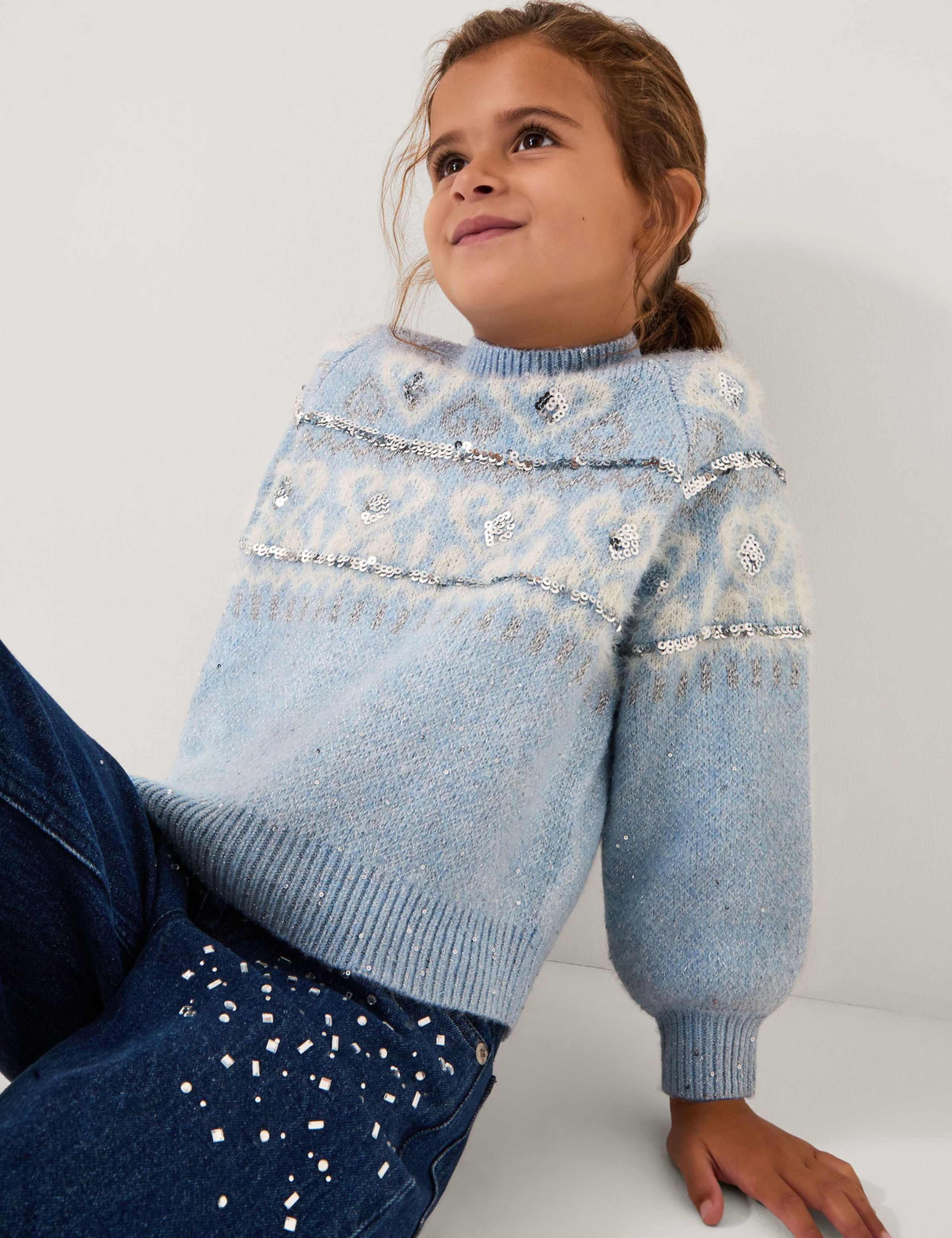 Sparkle Heart Jumper (3-13 Yrs) 1 of 4