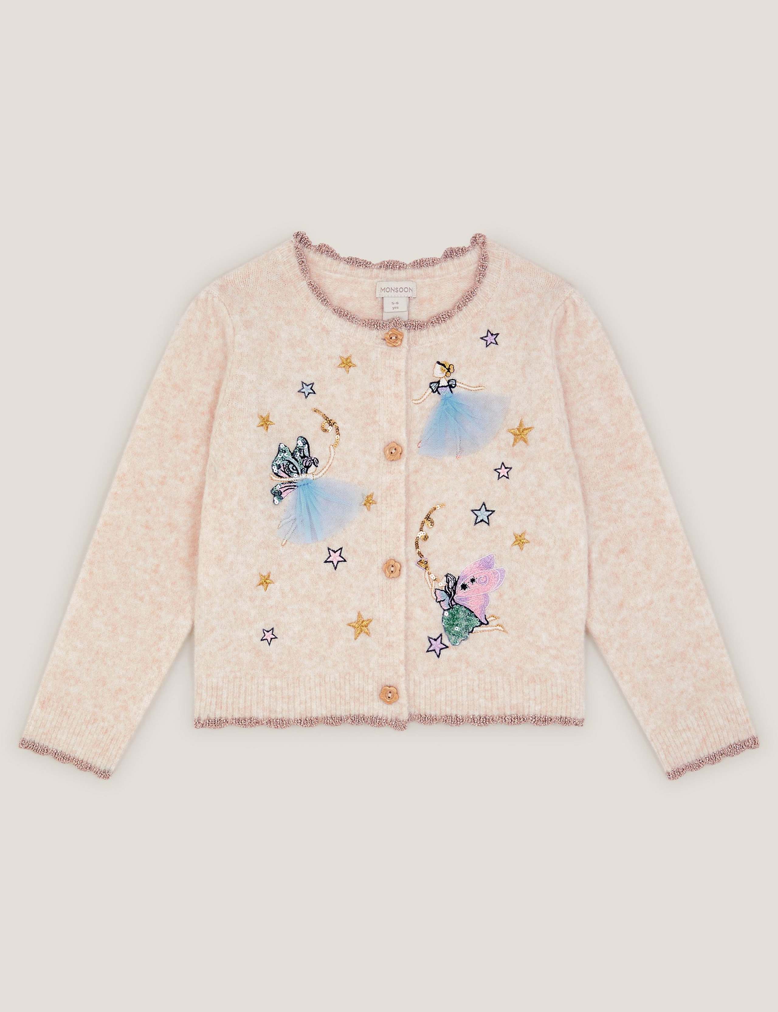 Embroidered Fairy Cardigan (3-13 Yrs) 4 of 4