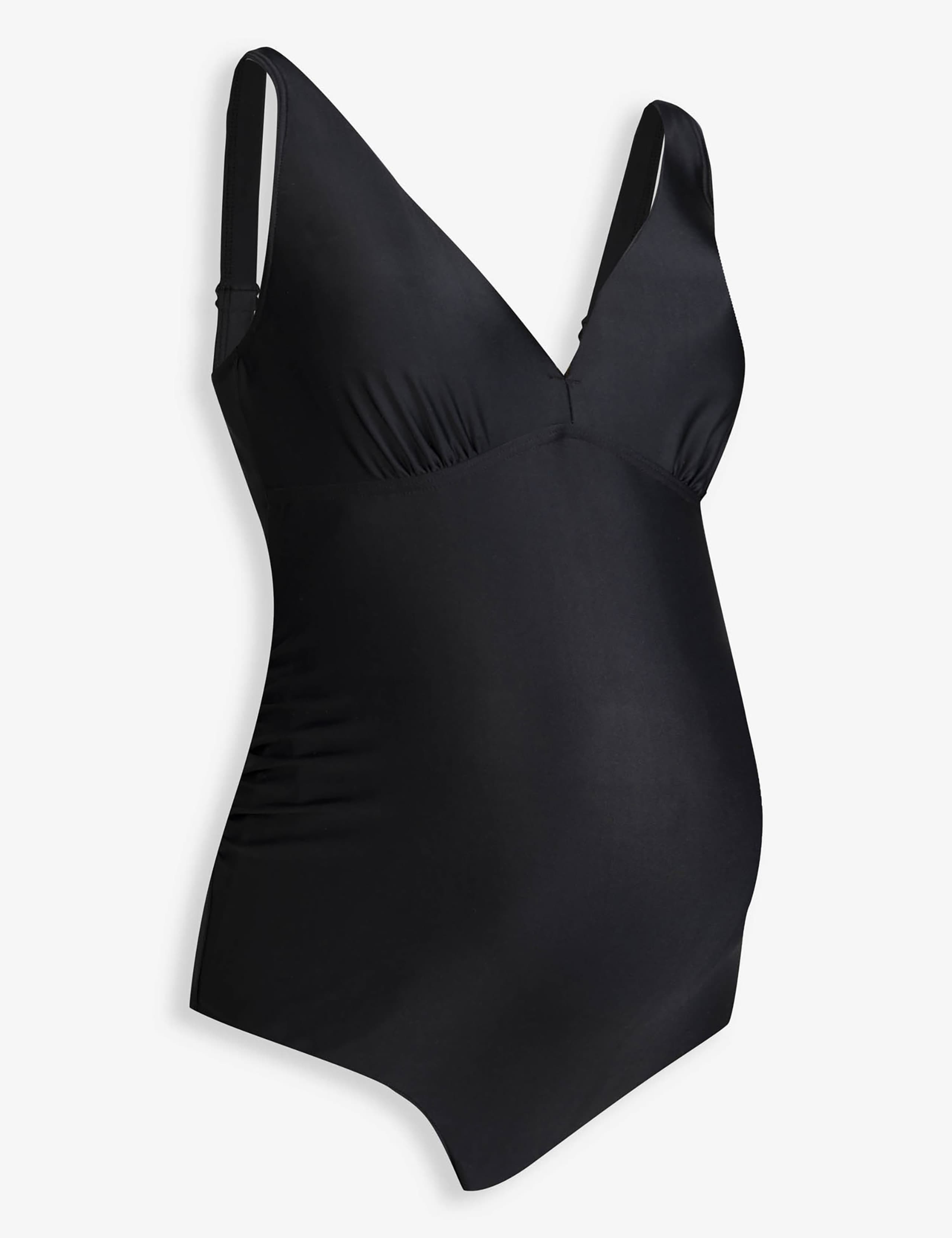 Maternity V-Neck Swimsuit 2 of 4