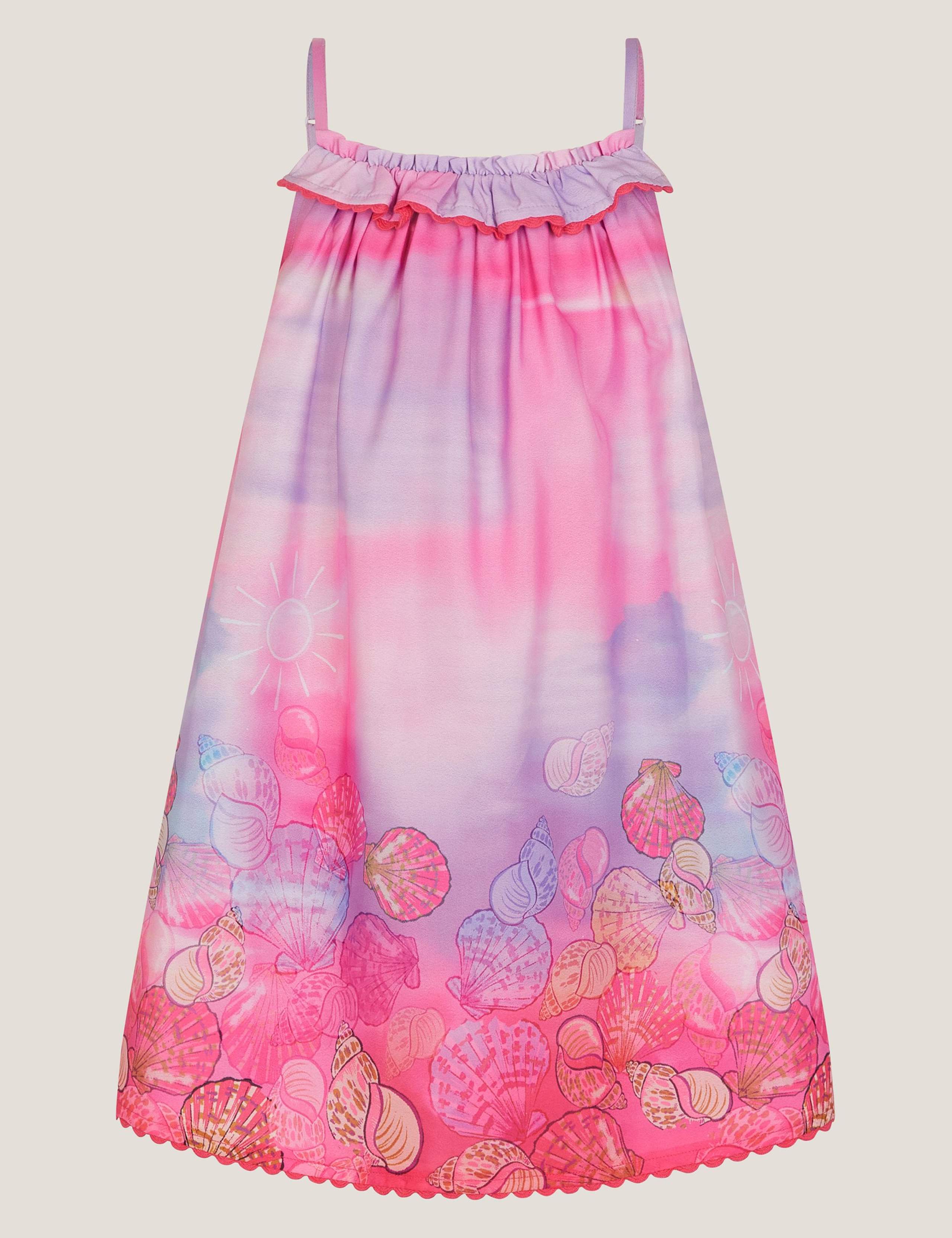Ombré Seashell Print Sundress (3-13 Yrs) 1 of 3