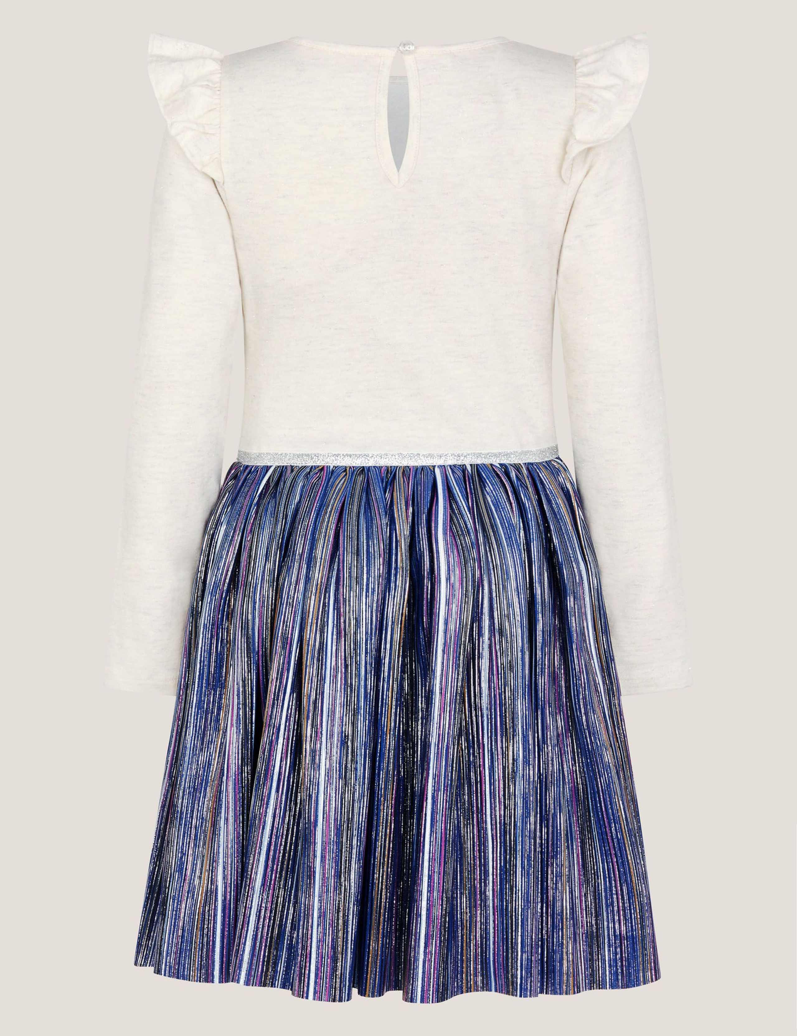 Cotton Rich Butterfly Sequin Disco Dress (3-13 Yrs) 3 of 4