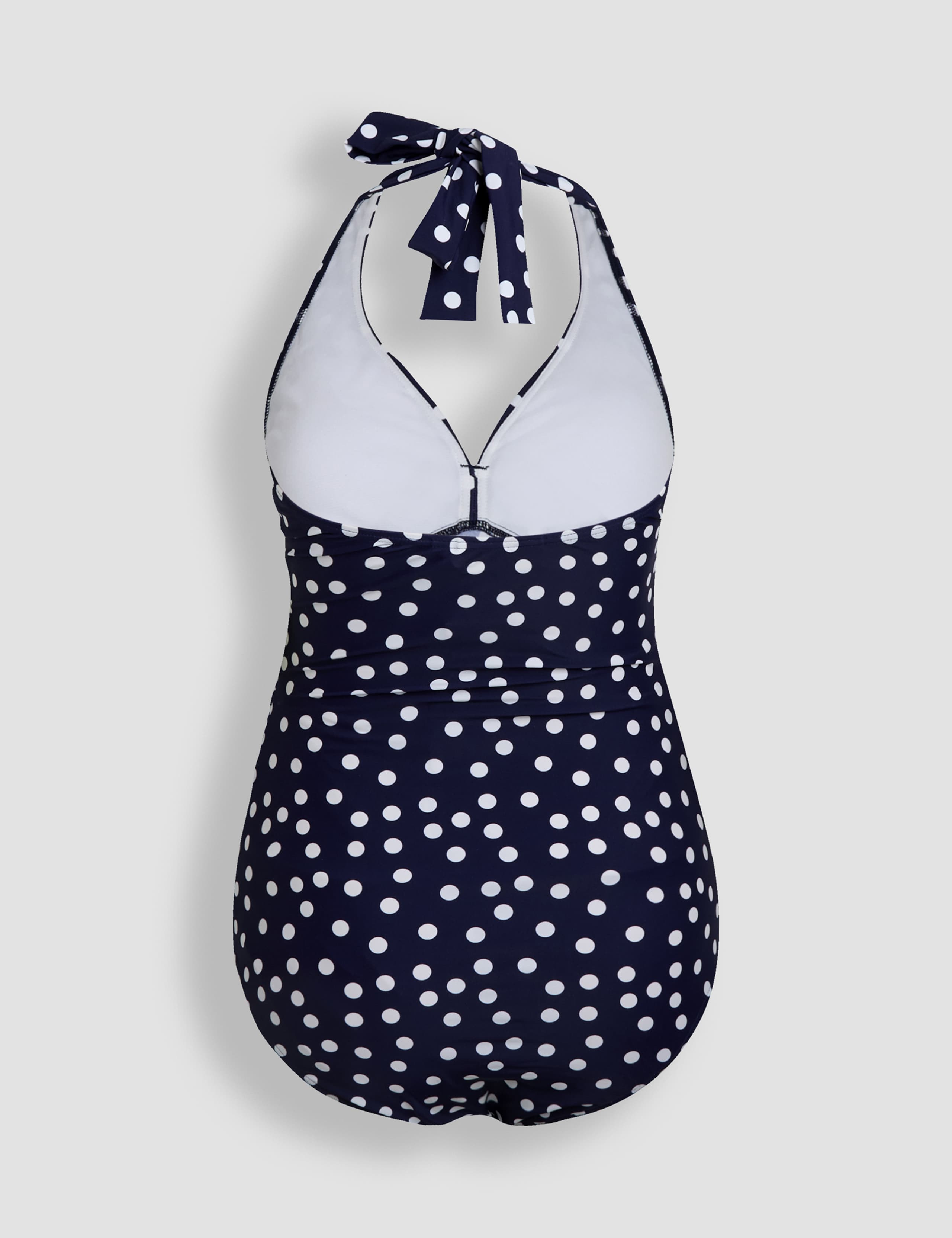 Maternity Polka Dot Halterneck Swimsuit 4 of 4