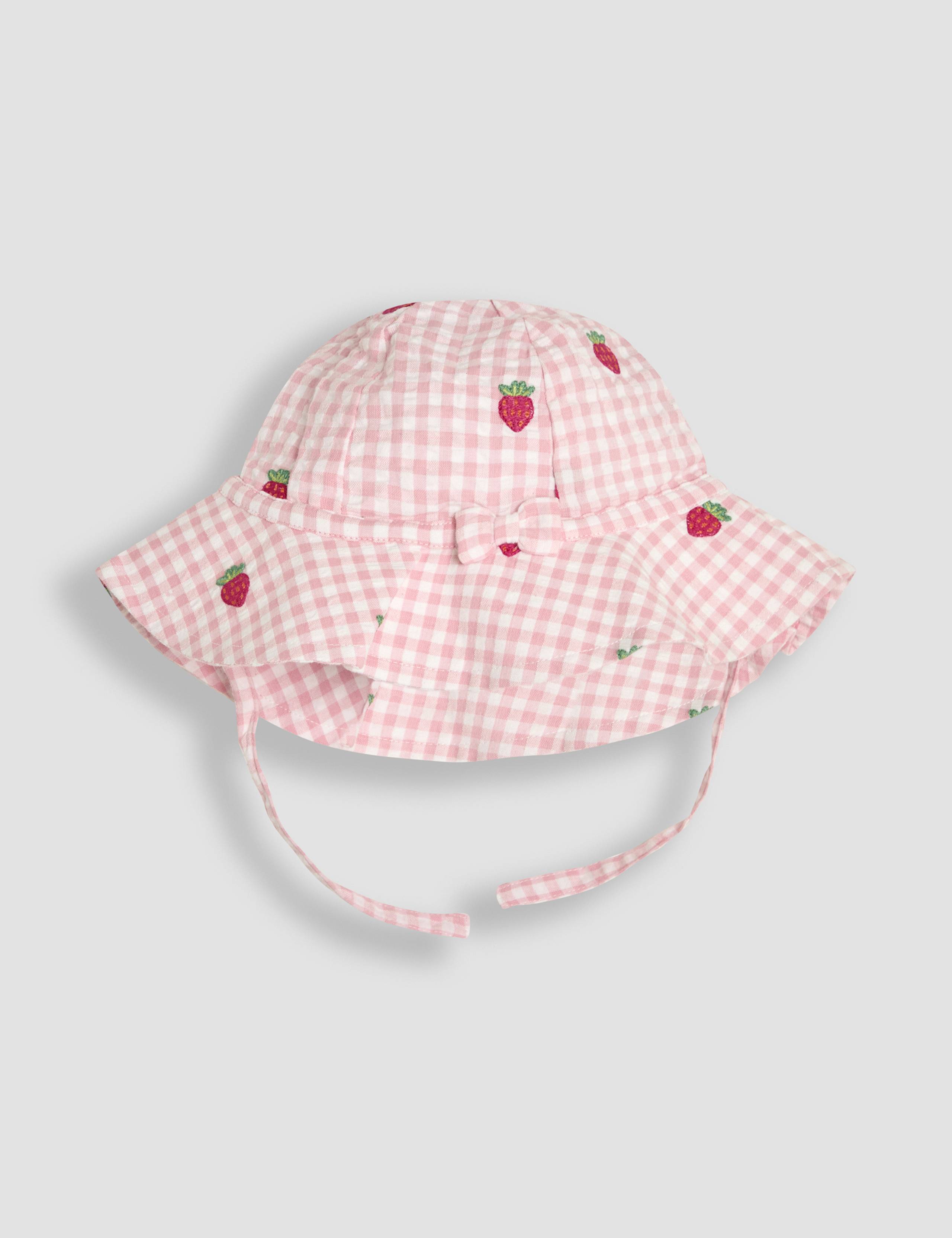 Pure Cotton Romper & Hat Set (3-24 Mths) 2 of 6