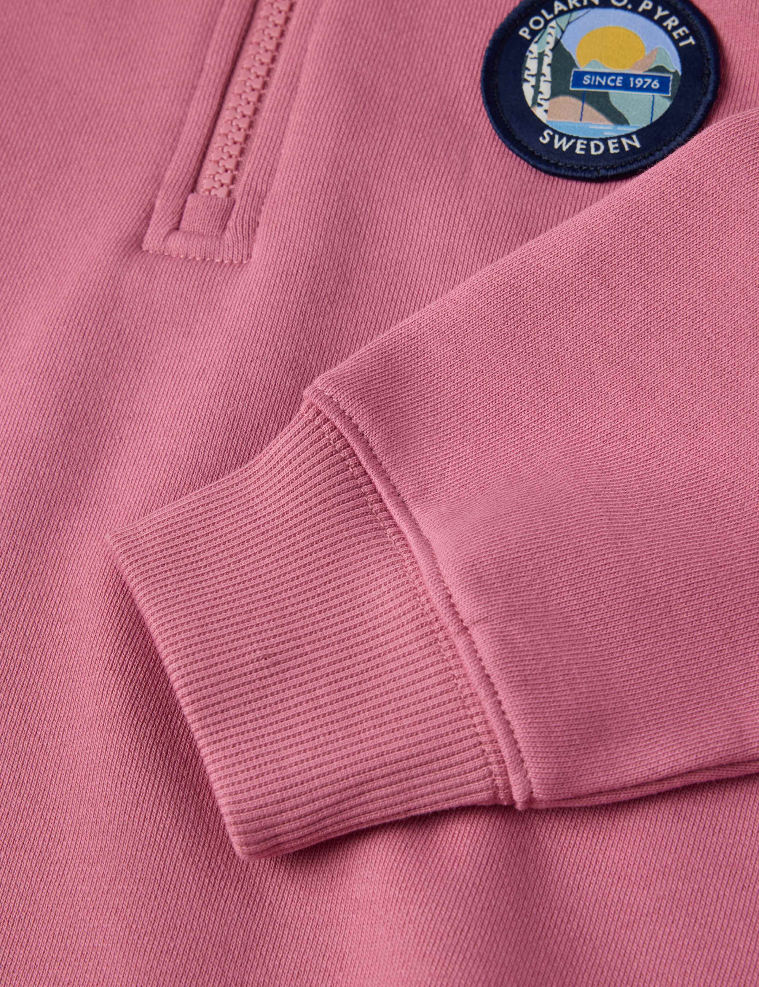 Pure Cotton Half Zip Sweatshirt (1-10 Yrs) 2 of 3