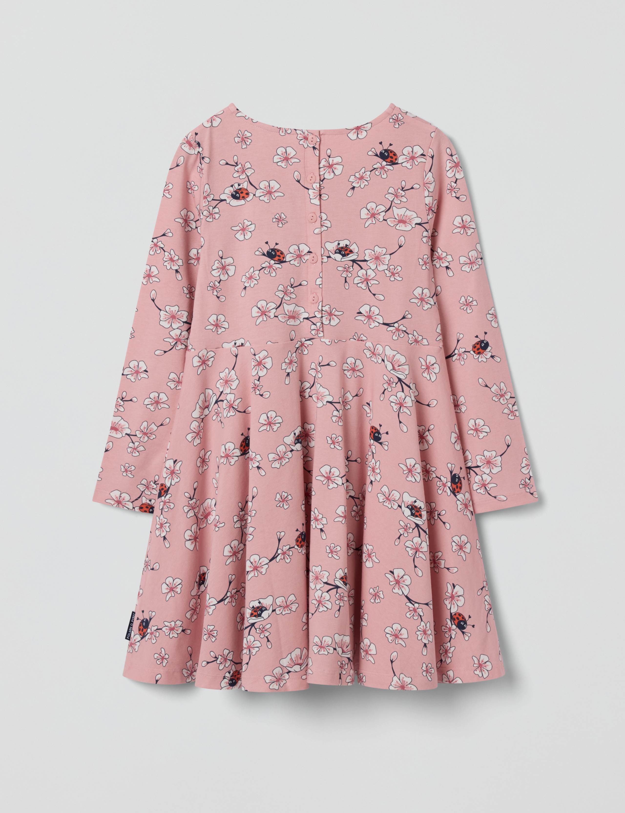 Cotton Rich Floral Dress (1-10 Yrs) 2 of 5