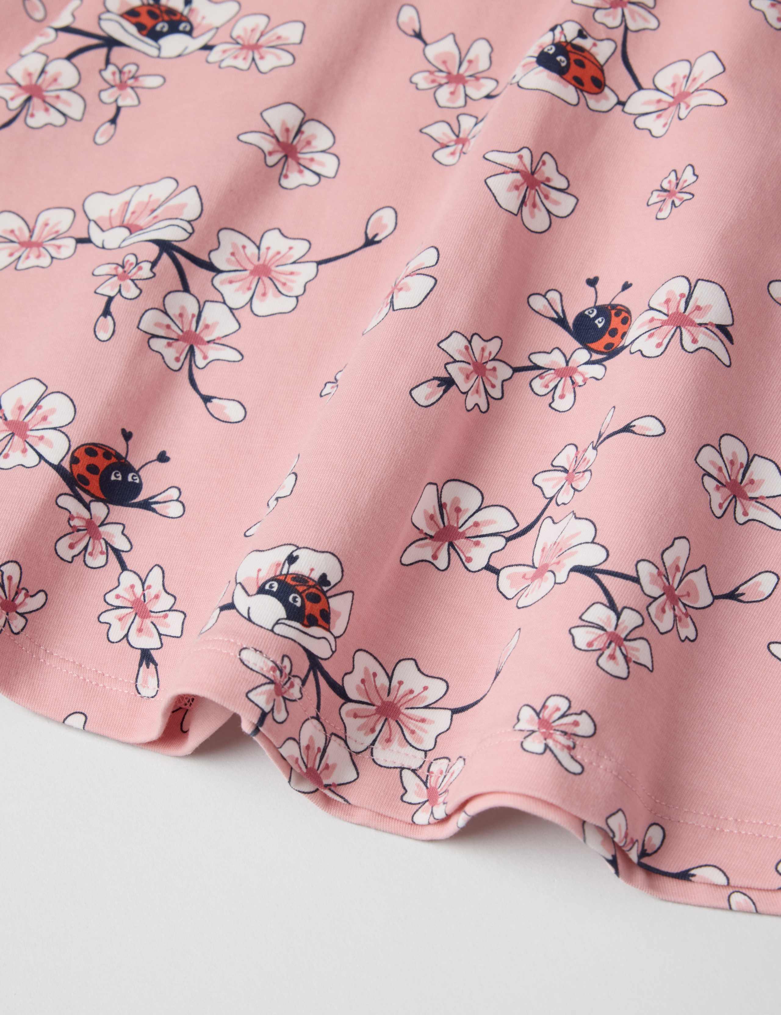 Cotton Rich Floral Dress (1-10 Yrs) 5 of 5