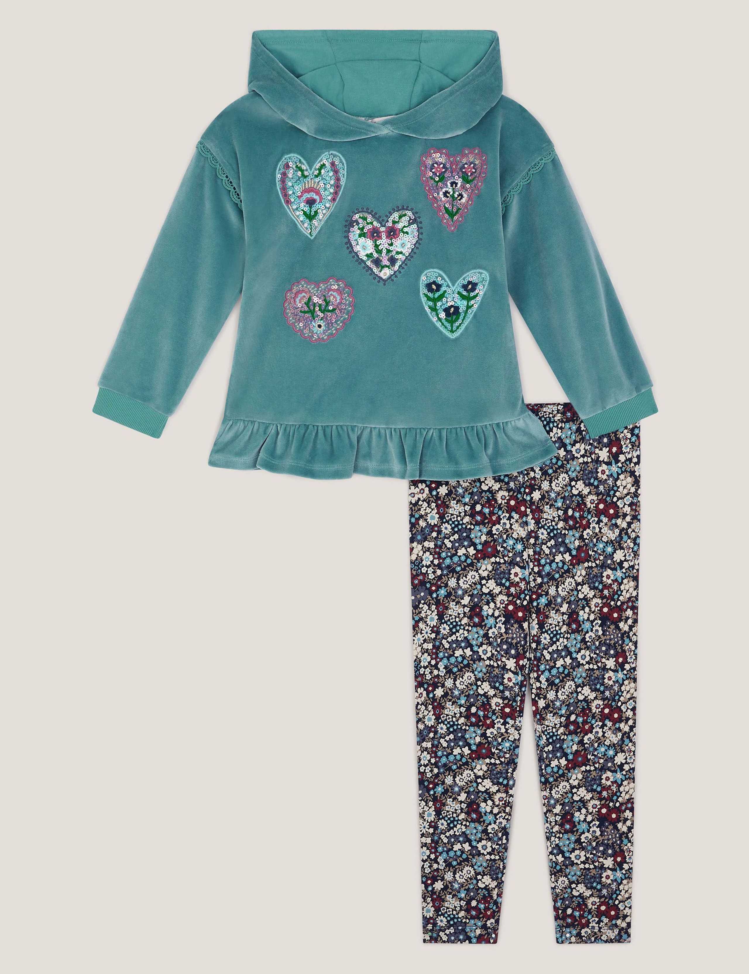 2pc Cotton Rich Embellished Outfit (3-13 Yrs) 2 of 4