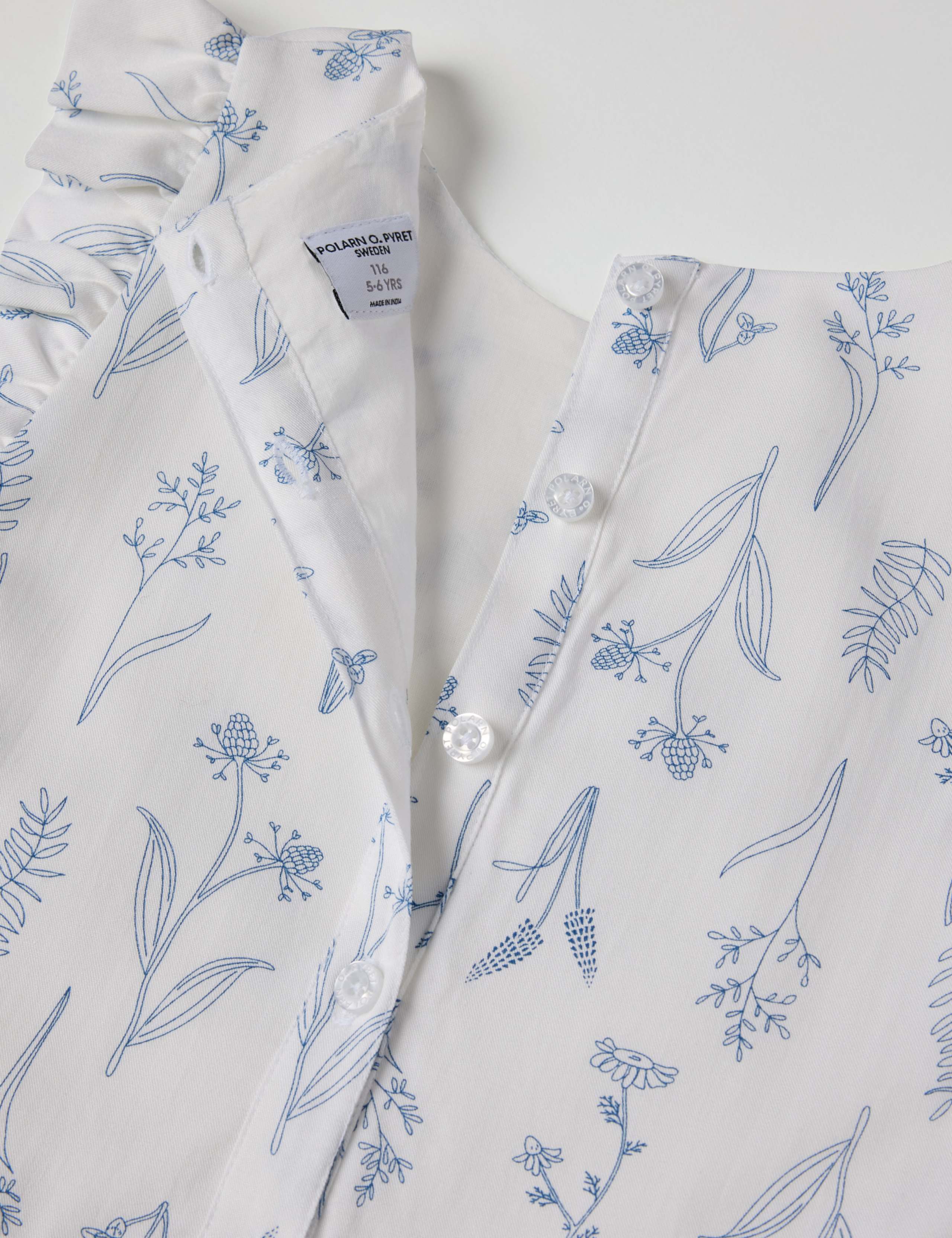 Pure Cotton Floral Flared Dress (1-10 Yrs) 2 of 4