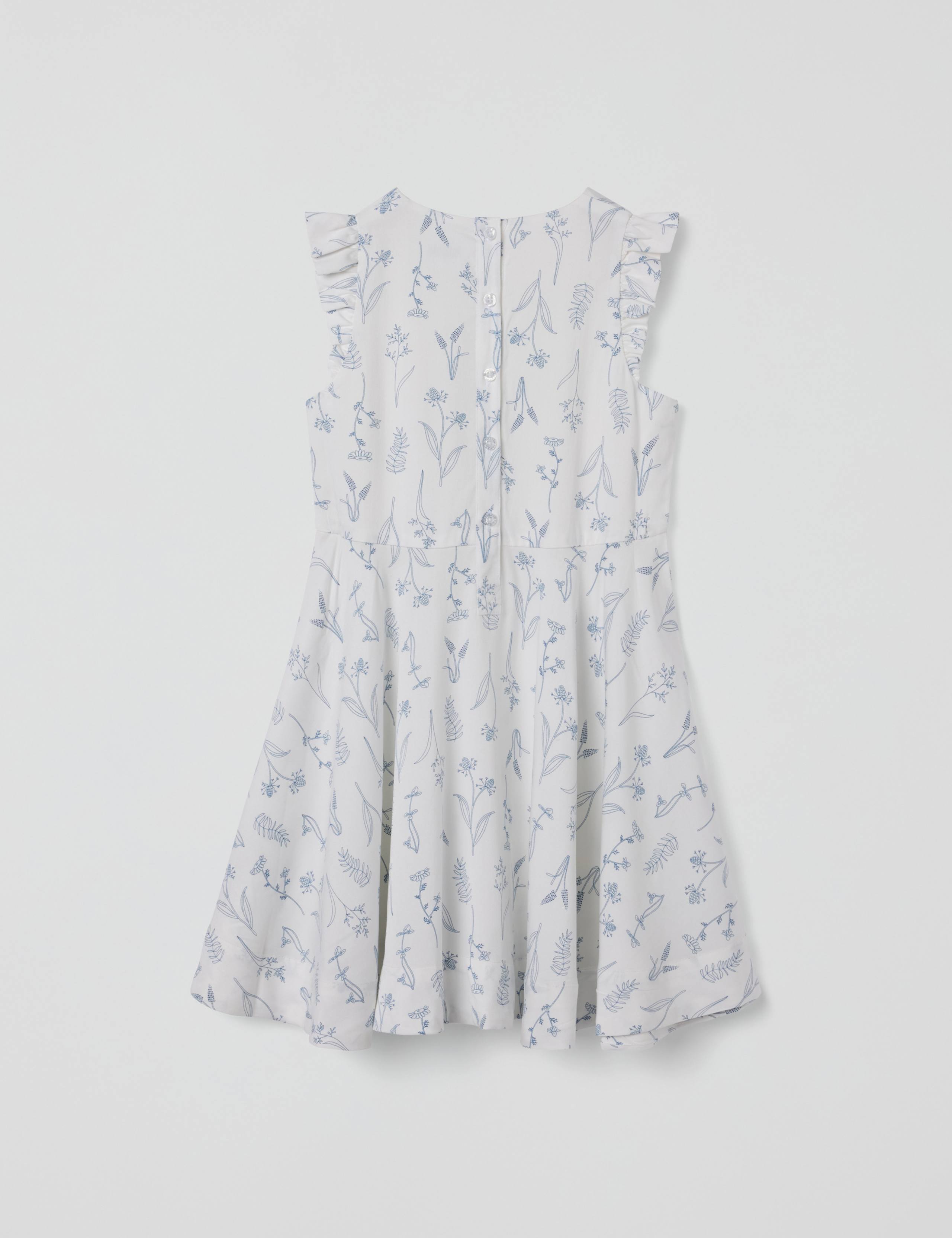 Pure Cotton Floral Flared Dress (1-10 Yrs) 3 of 4