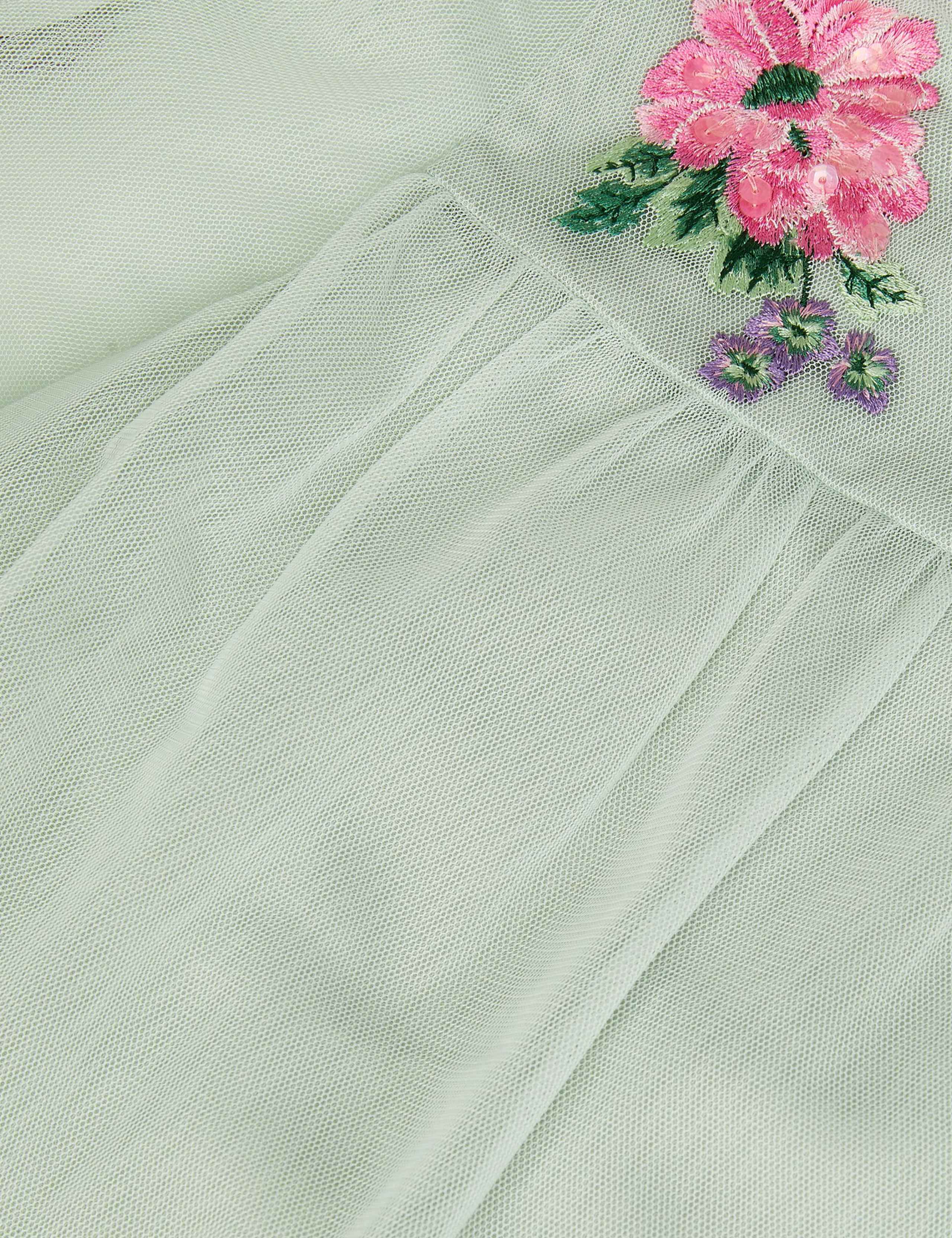 Embroidered Floral Dress (3-13 Yrs) 2 of 3