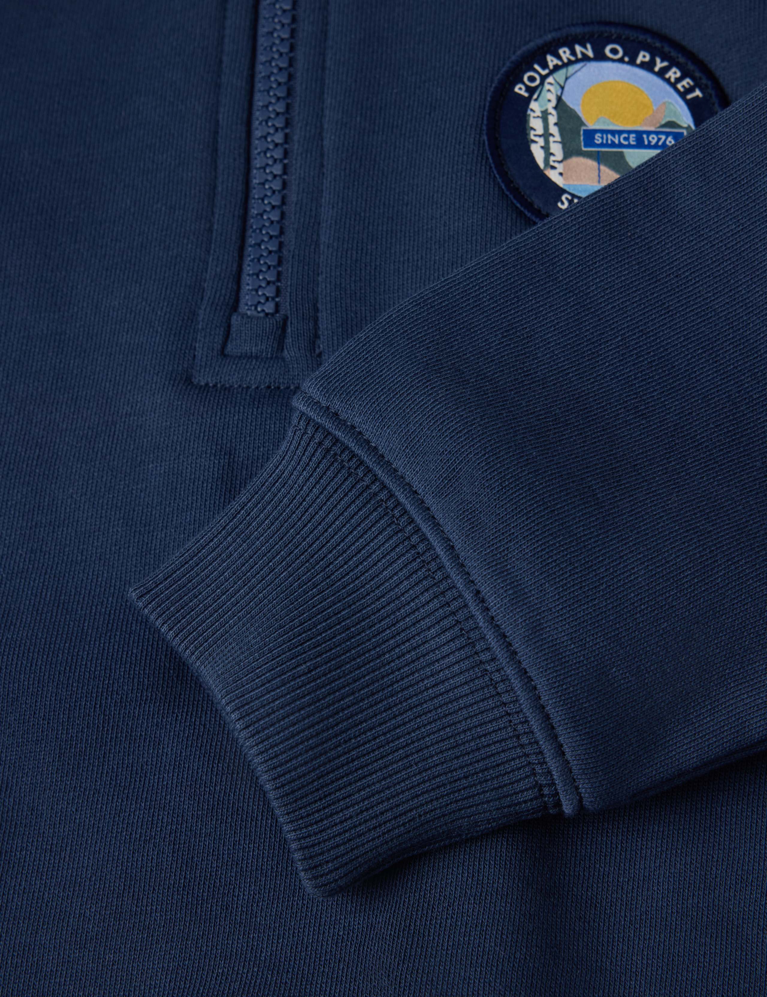 Pure Cotton Half Zip Sweatshirt (1-10 Yrs) 2 of 3