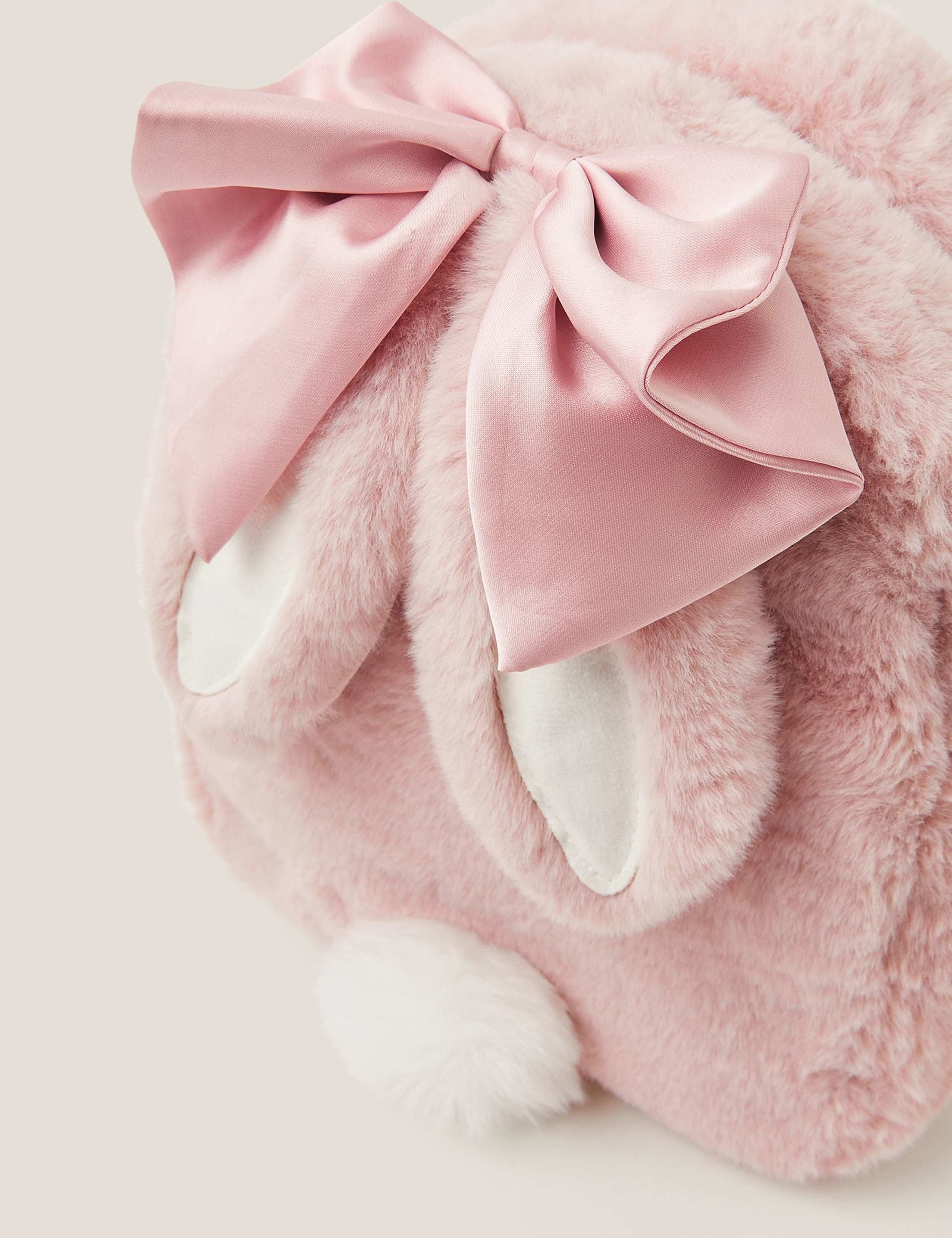 Kids' Faux Fur Bunny Backpack 3 of 4