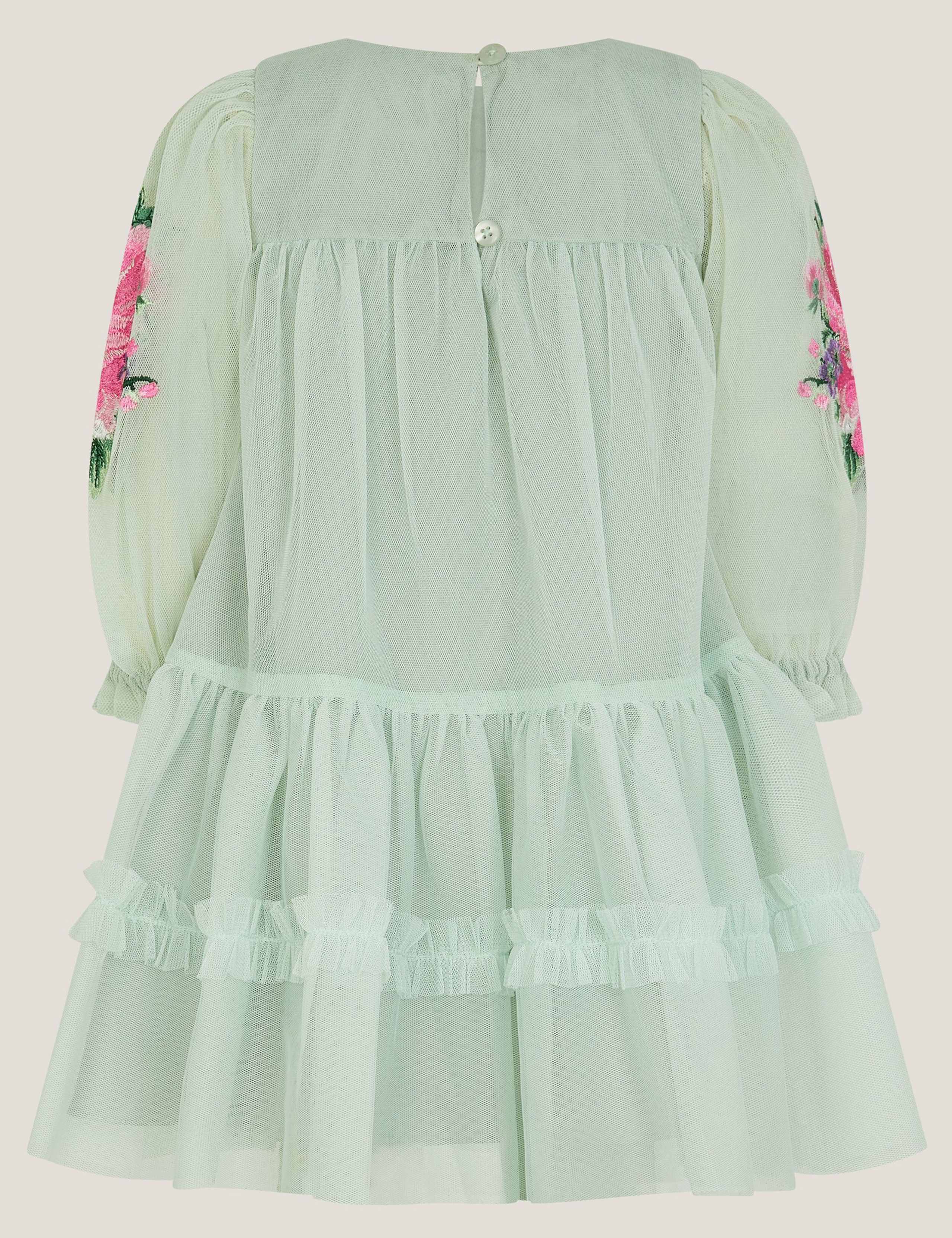 Embroidered Floral Dress (0-36 Mths) 3 of 3