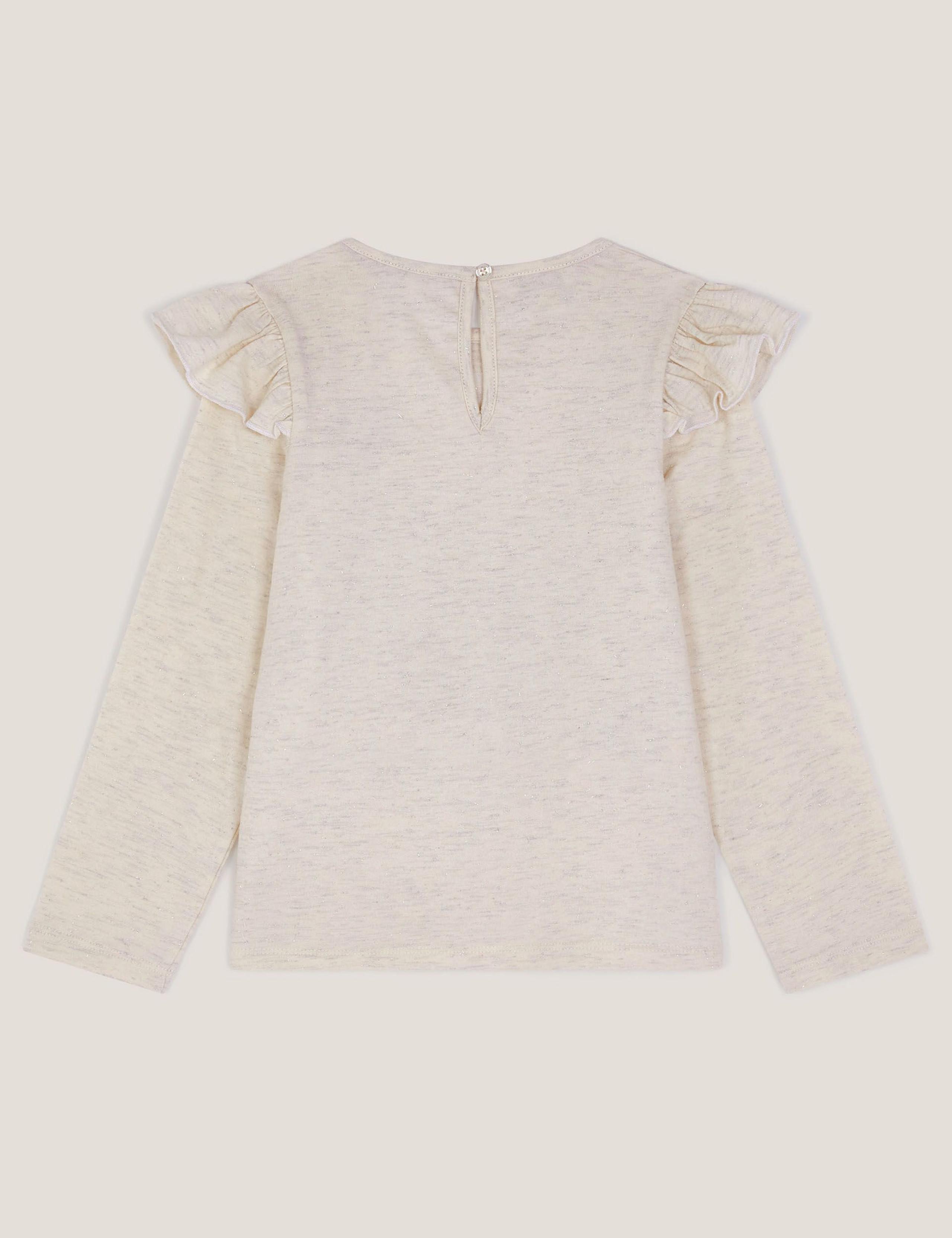 Cotton Rich Sequin Heart Butterfly Top (3-13 Yrs) 3 of 4