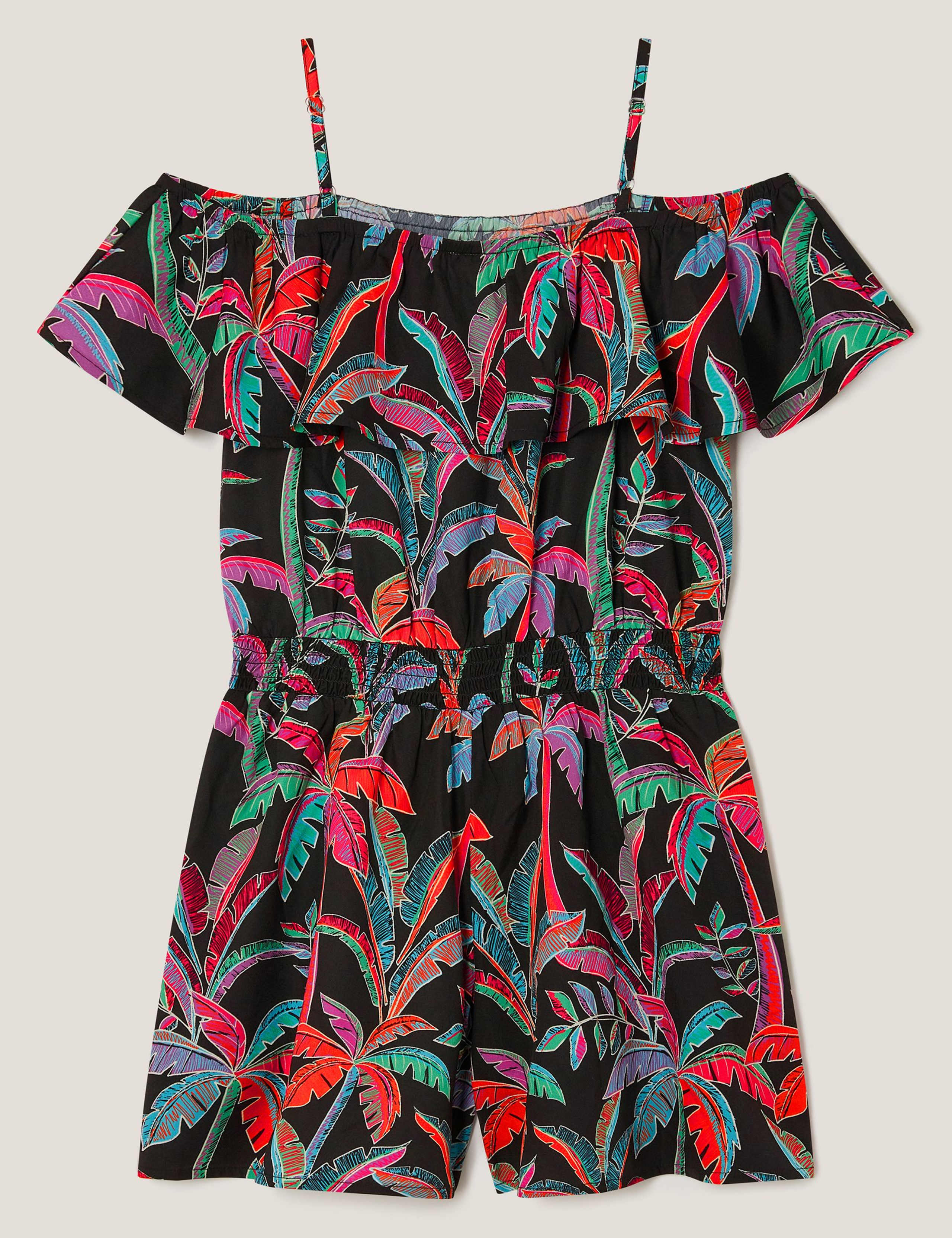 Tropical Print Playsuit (7-15 Yrs) 2 of 3