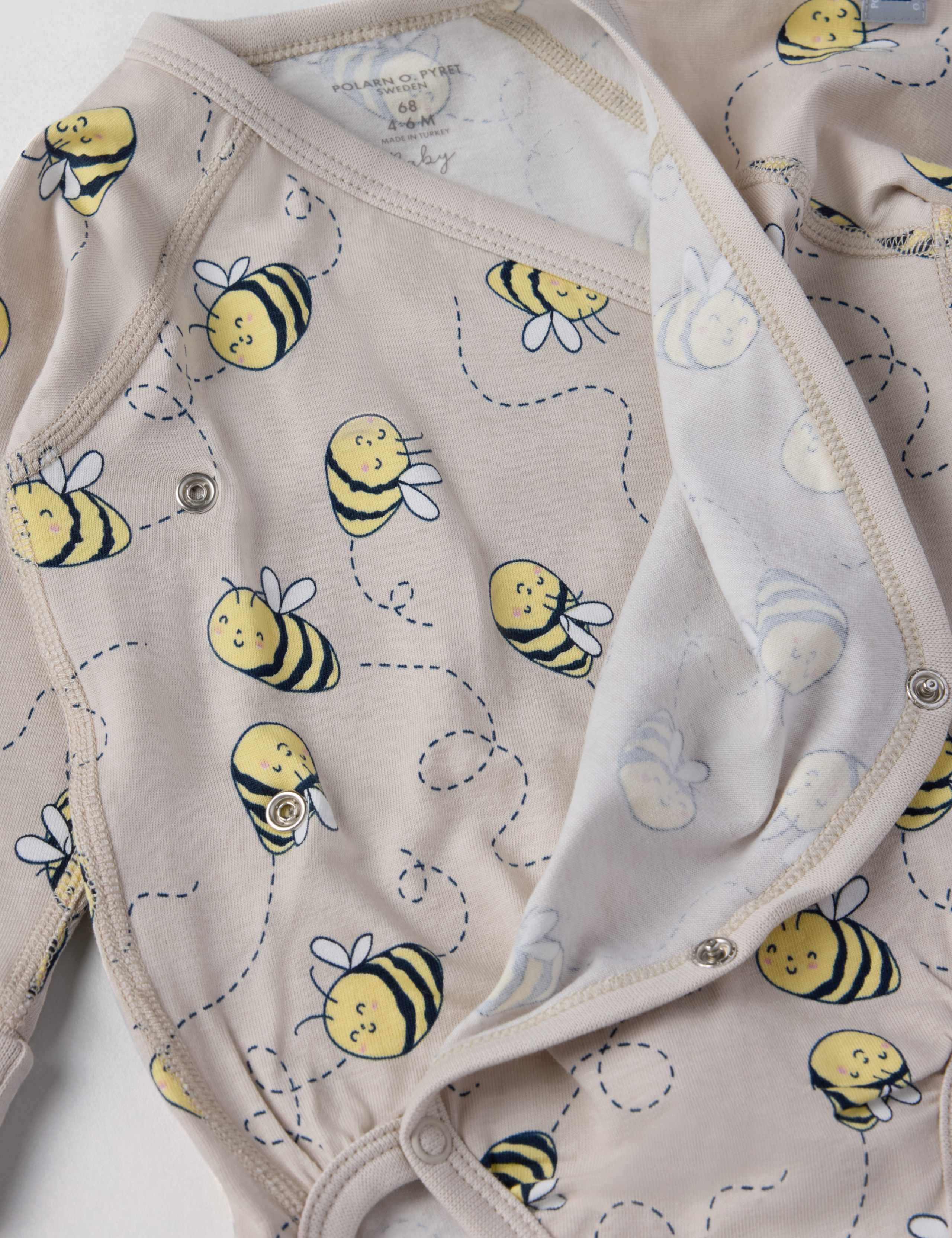 Cotton Rich Bee Bodysuit (1-6 Mths) 3 of 4