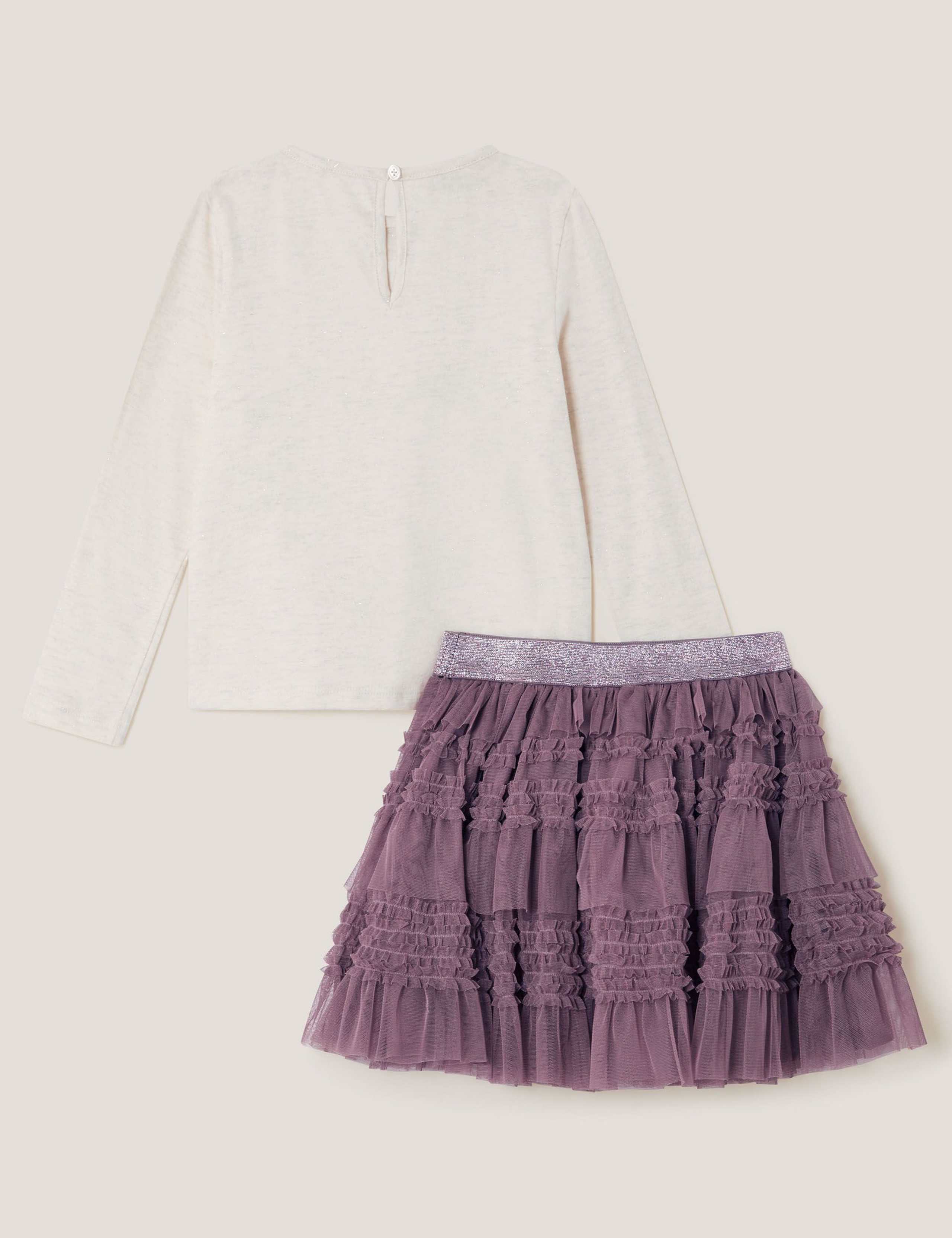 2pc Floral Sequin Top & Bottom Outfit (3-12 Yrs) 3 of 4