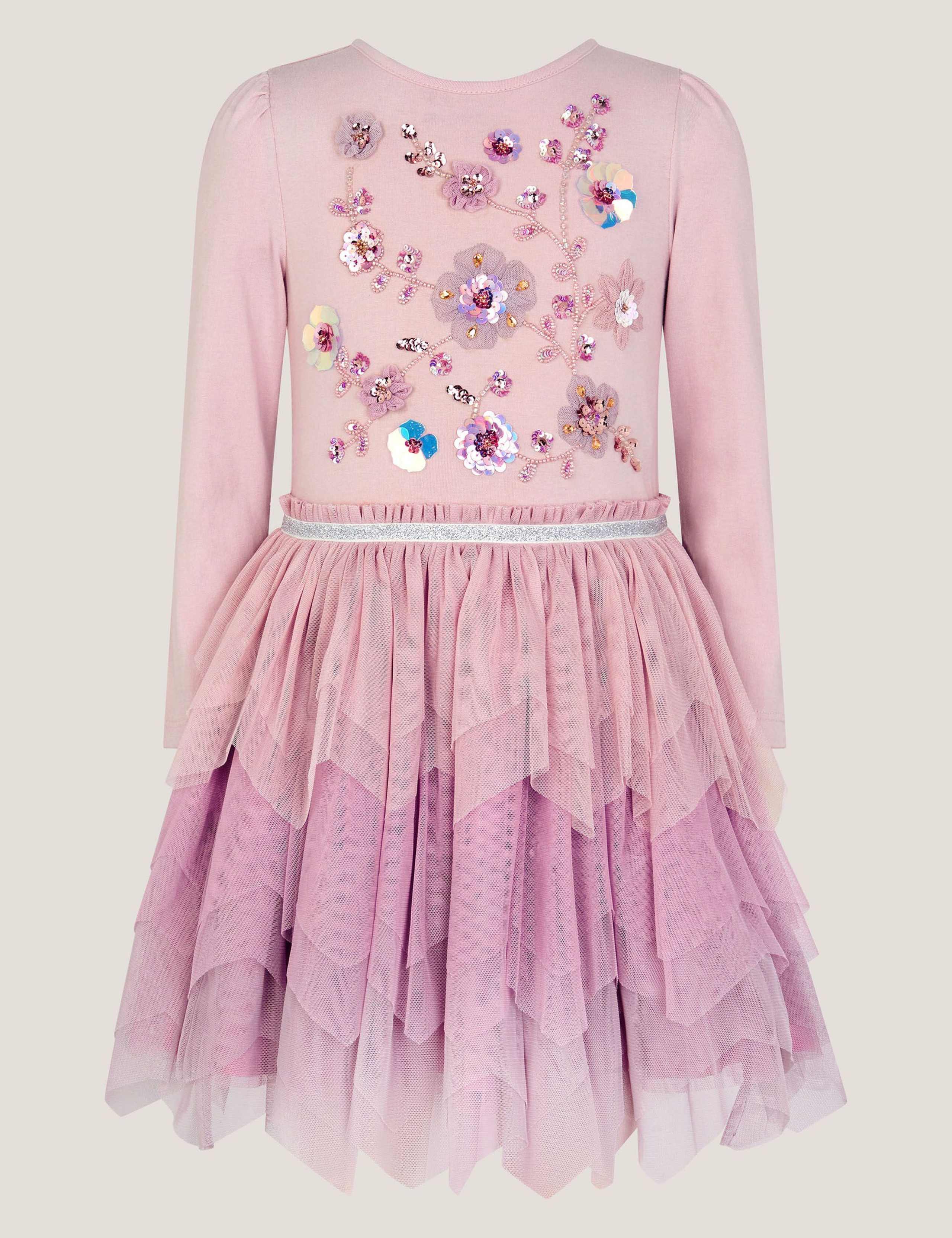 Floral Sequin Embellished Dress (3-13 Yrs) 2 of 4