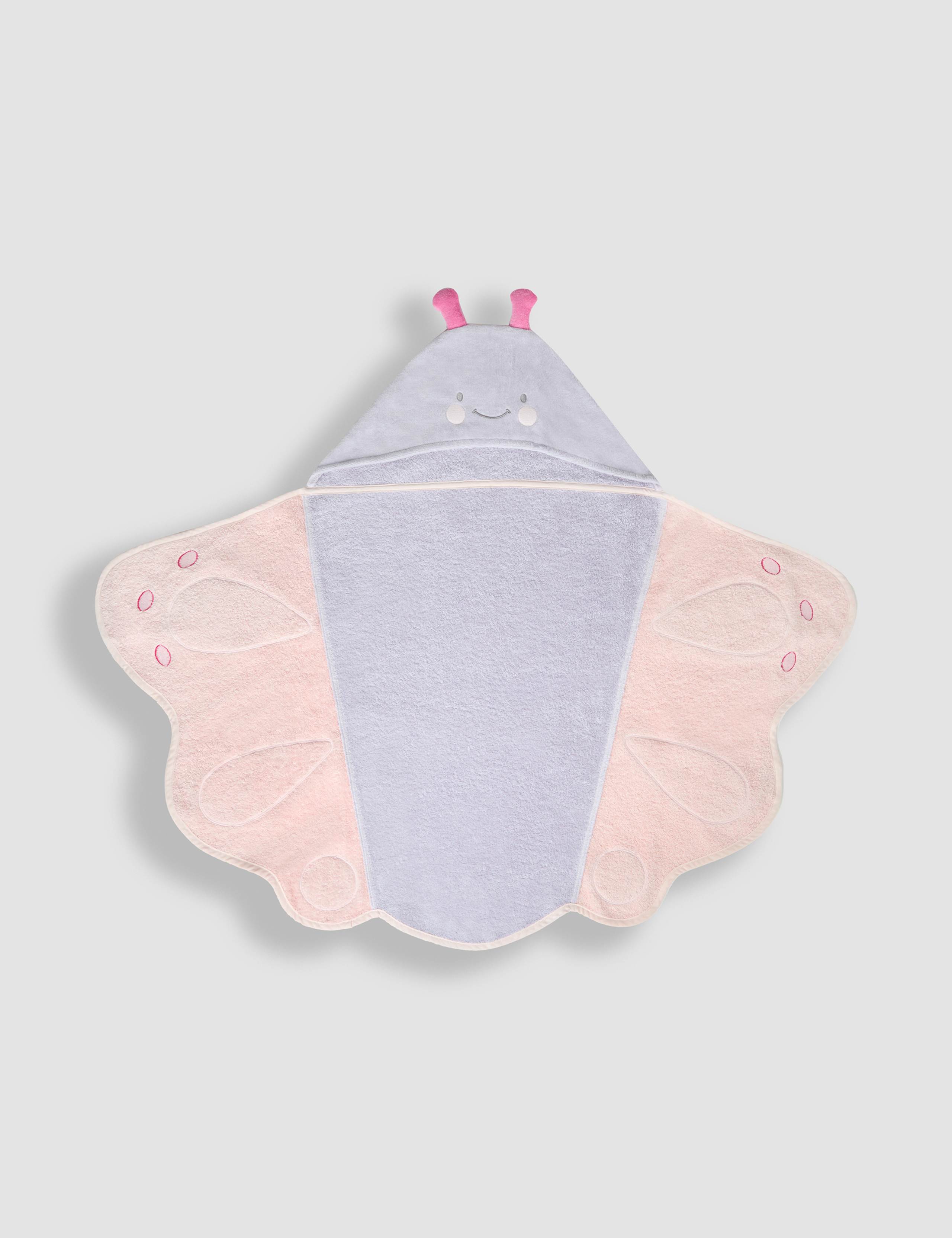 Pure Cotton Butterfly Hooded Towel 6 of 8
