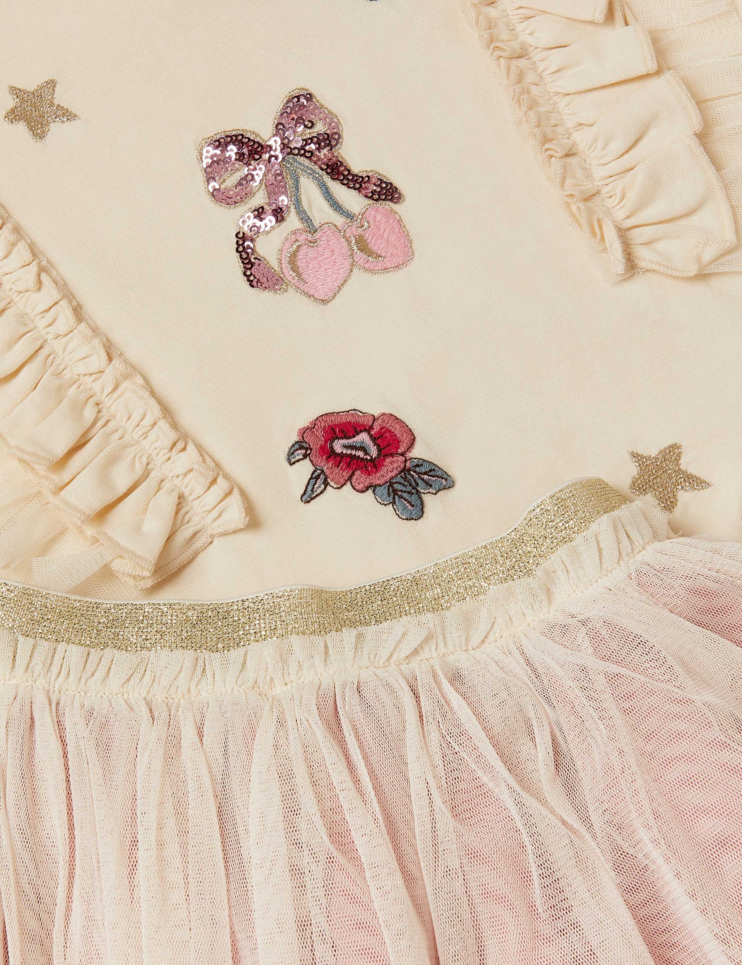 2pc Embellished Ruffle Top & Bottom Outfit (3-13 Yrs) 4 of 4