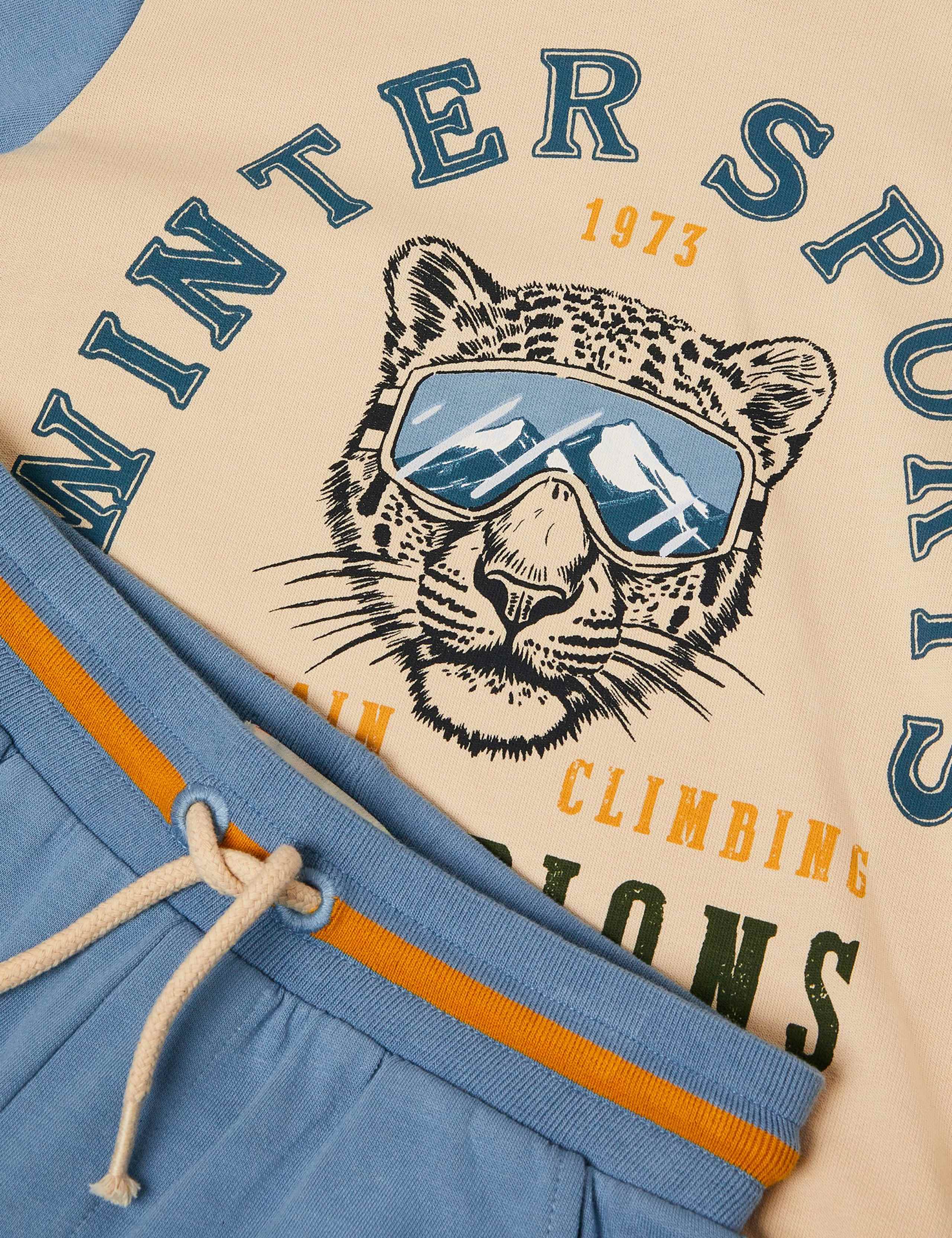 2pc Pure Cotton Patterned Outfit (2-13 Yrs) 2 of 3