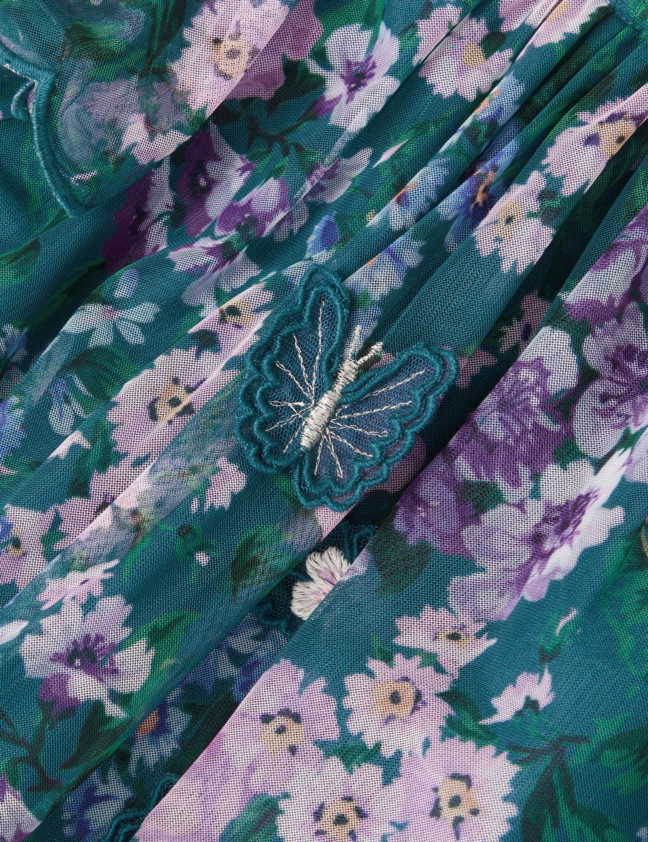 Floral Frilled Dress (0-24 Mths) 2 of 3