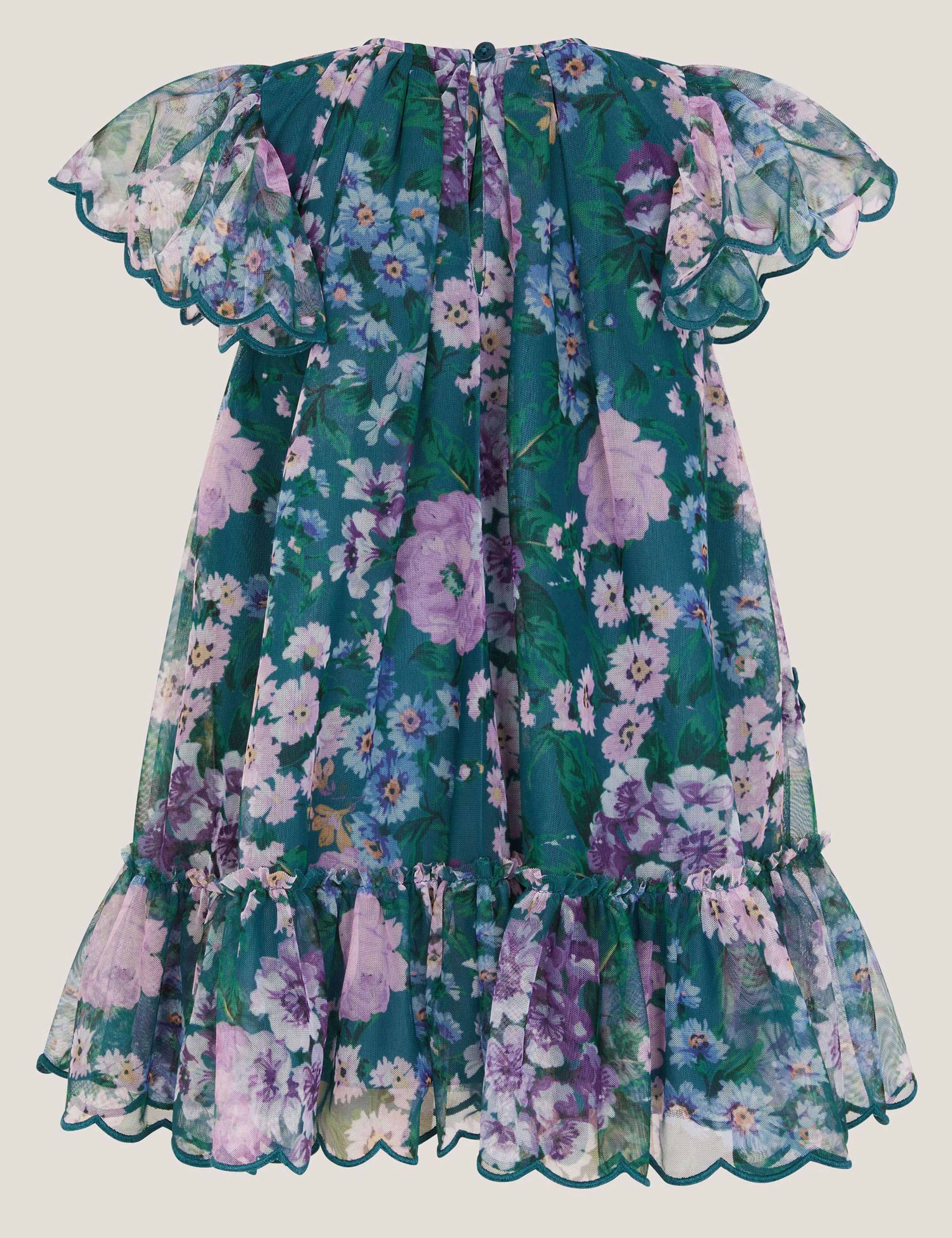 Floral Frilled Dress (0-24 Mths) 3 of 3