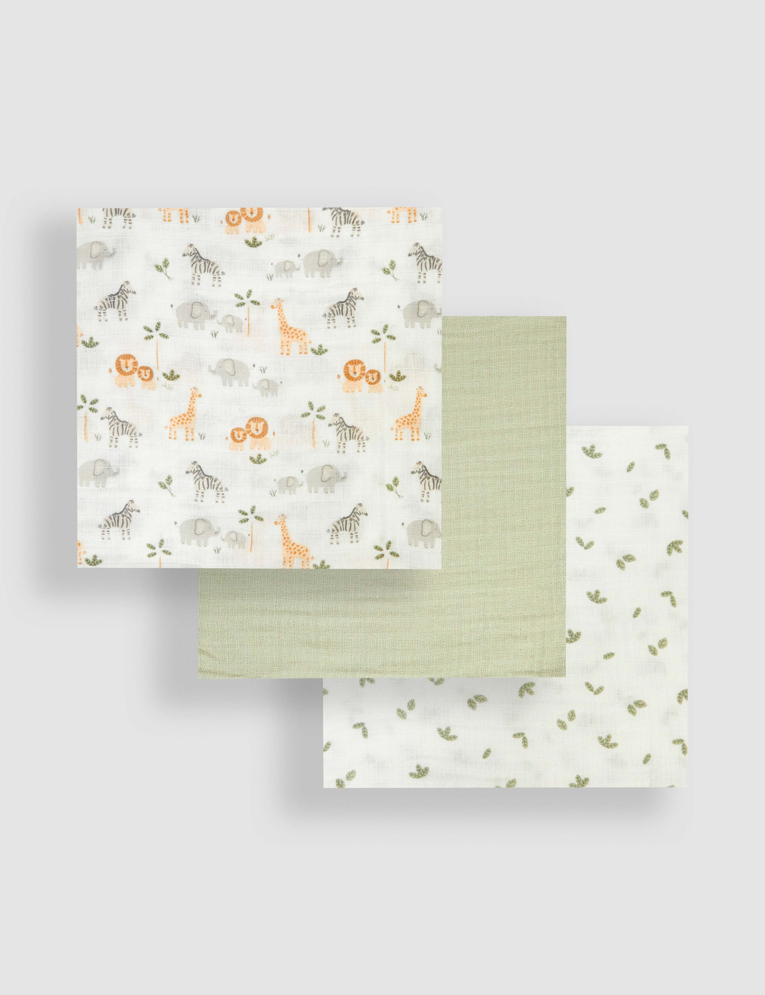 3pk Pure Cotton Safari Hooded Towels 3 of 3