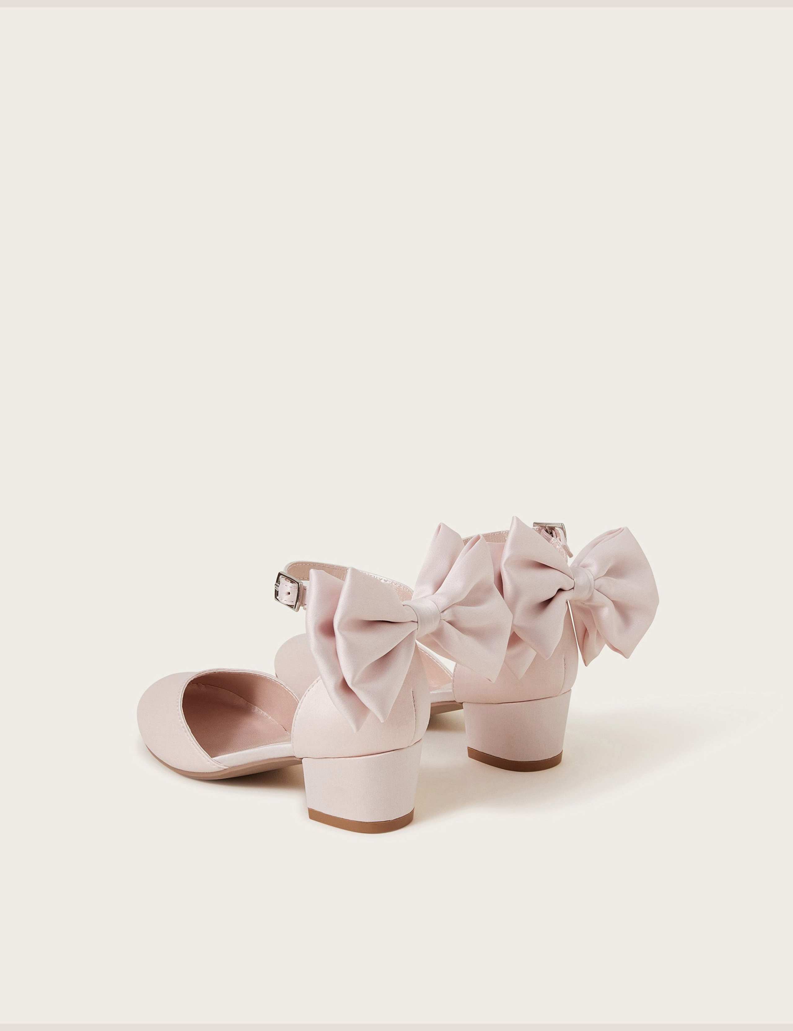 Kids' Satin Bow Pumps (6 Small - 5 Large) 2 of 3