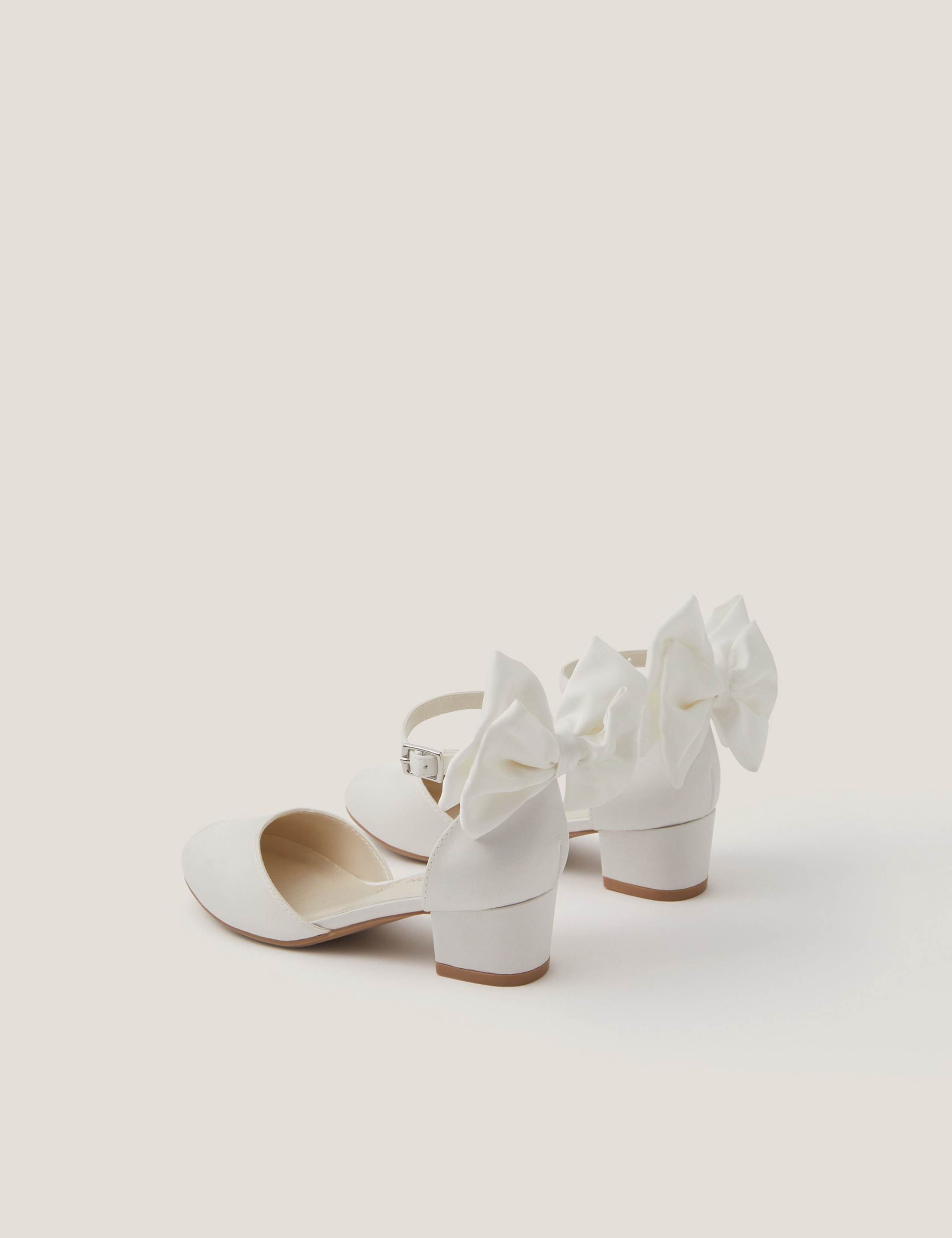 Communion Kids' Satin Bow Pumps (6 Small - 5 Large) 3 of 3