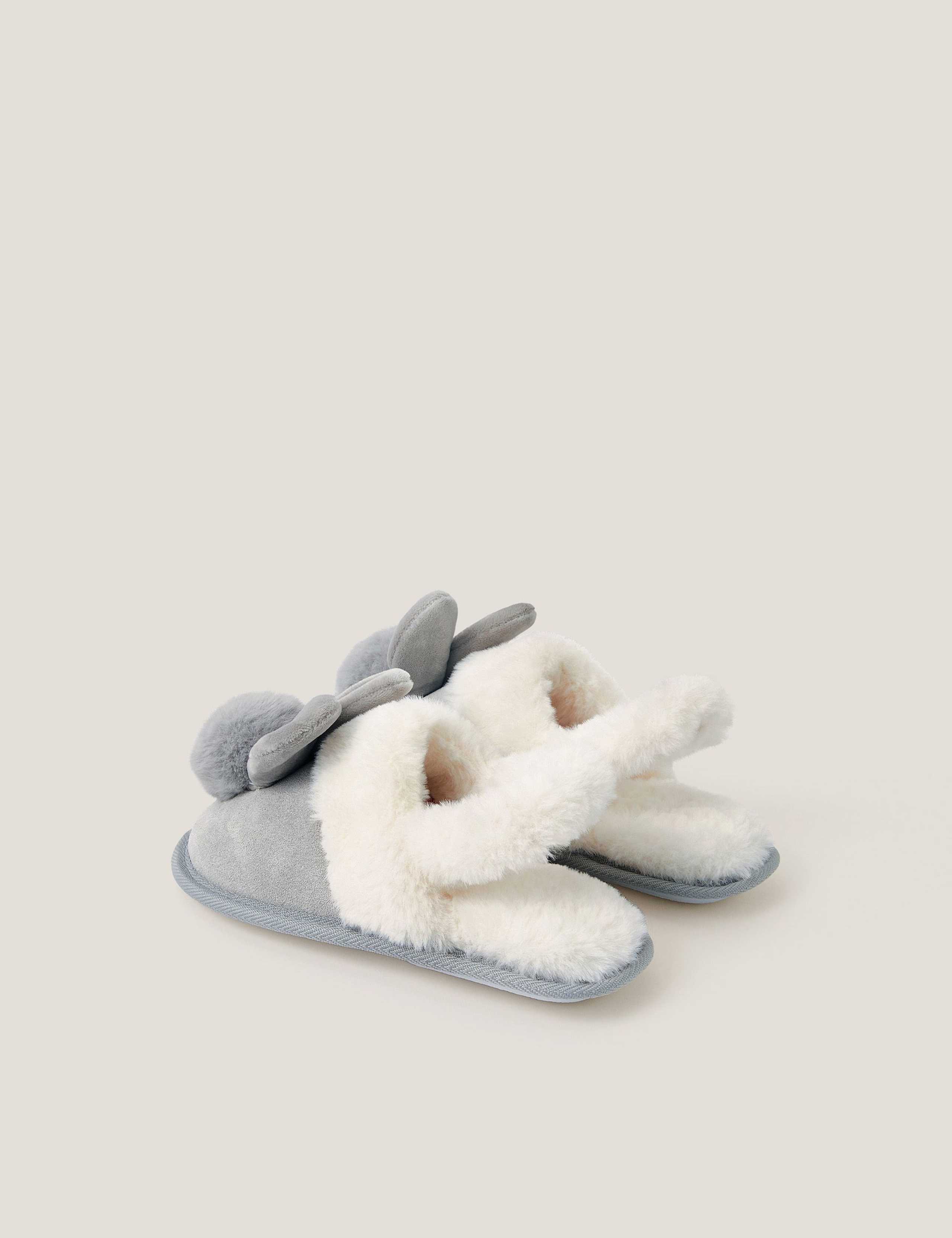 Kids' Pom Pom Slippers (7 Small-4 Large) 2 of 3