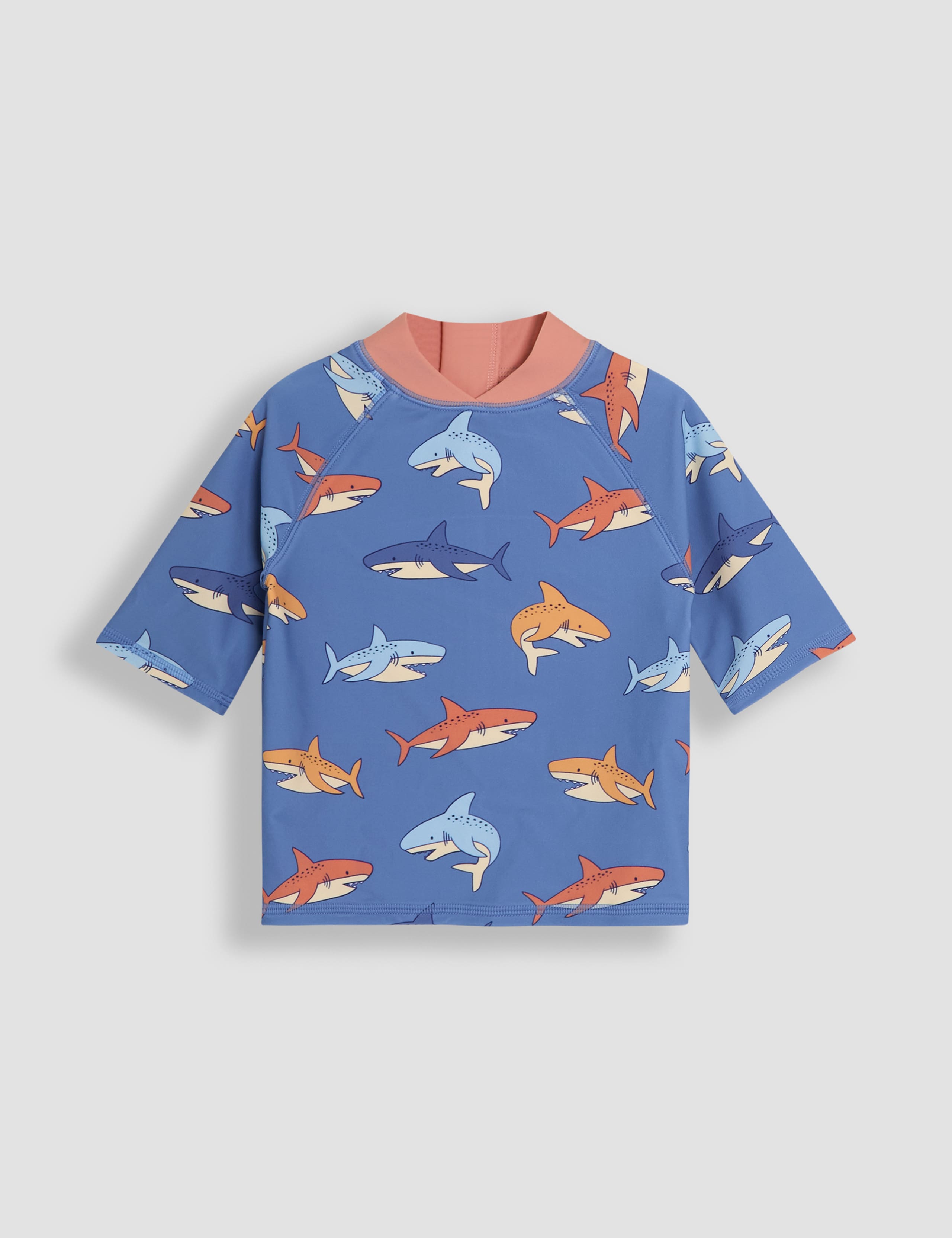 2pc Shark Print Rash Vest Swim Set (6 Mths - 6 Yrs) 2 of 5