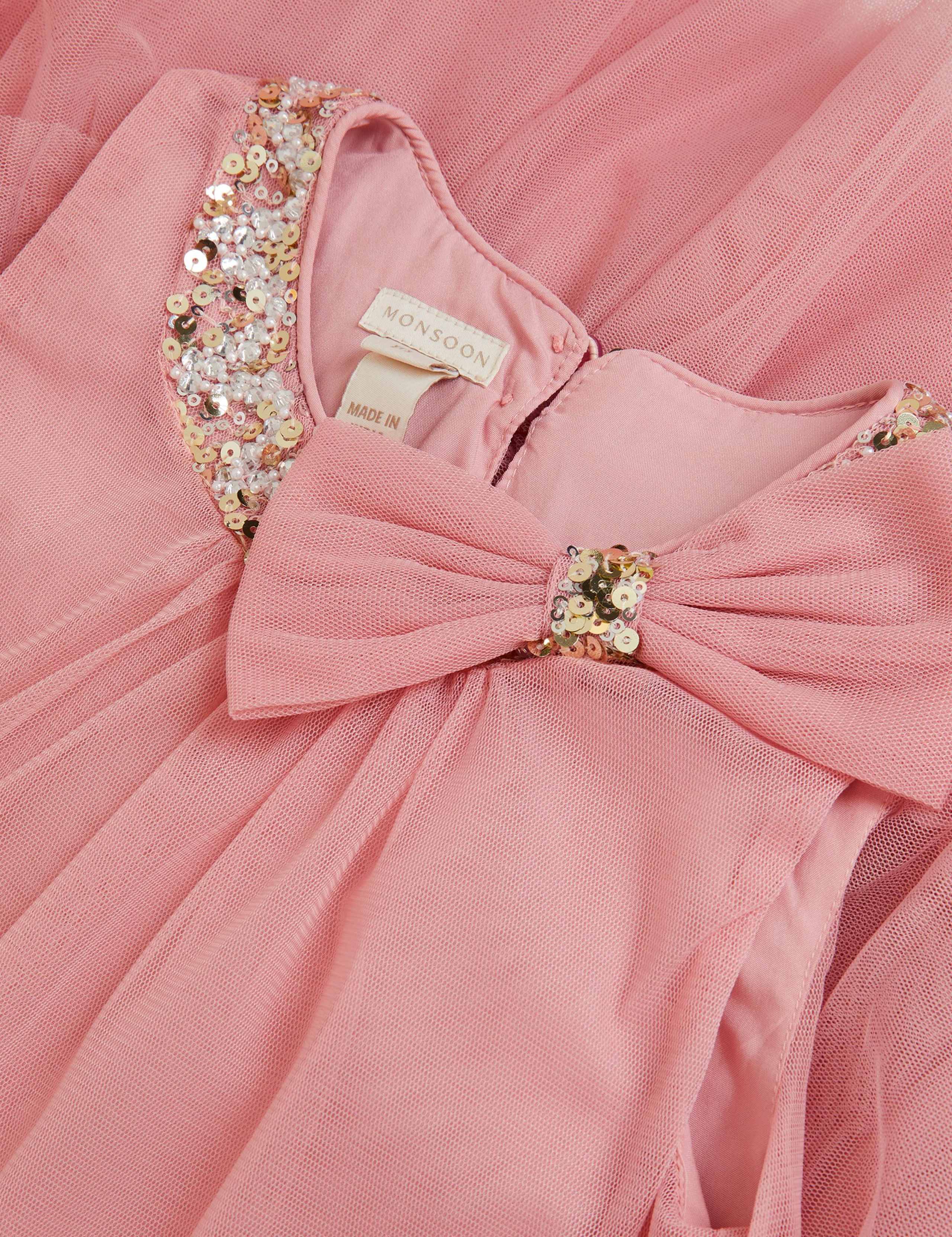 Tulle Sequin Tiered Swing Party Dress (3-13 Years) 2 of 3